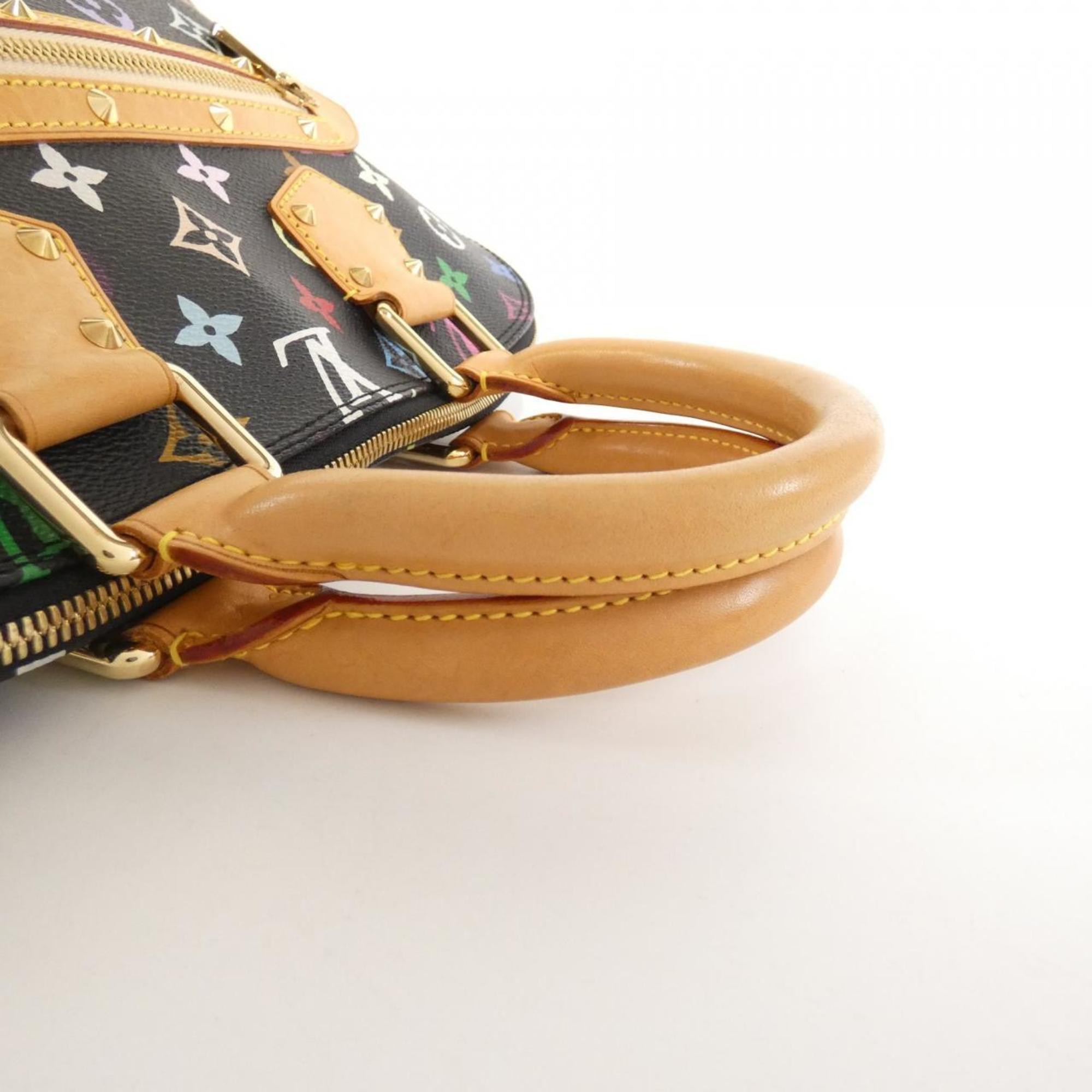 Louis Vuitton Black Coated Canvas Handbag