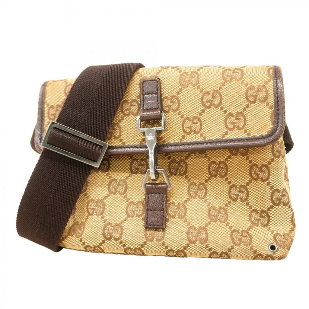 Gucci Brown Canvas Fanny Pack (Pre-Owned)