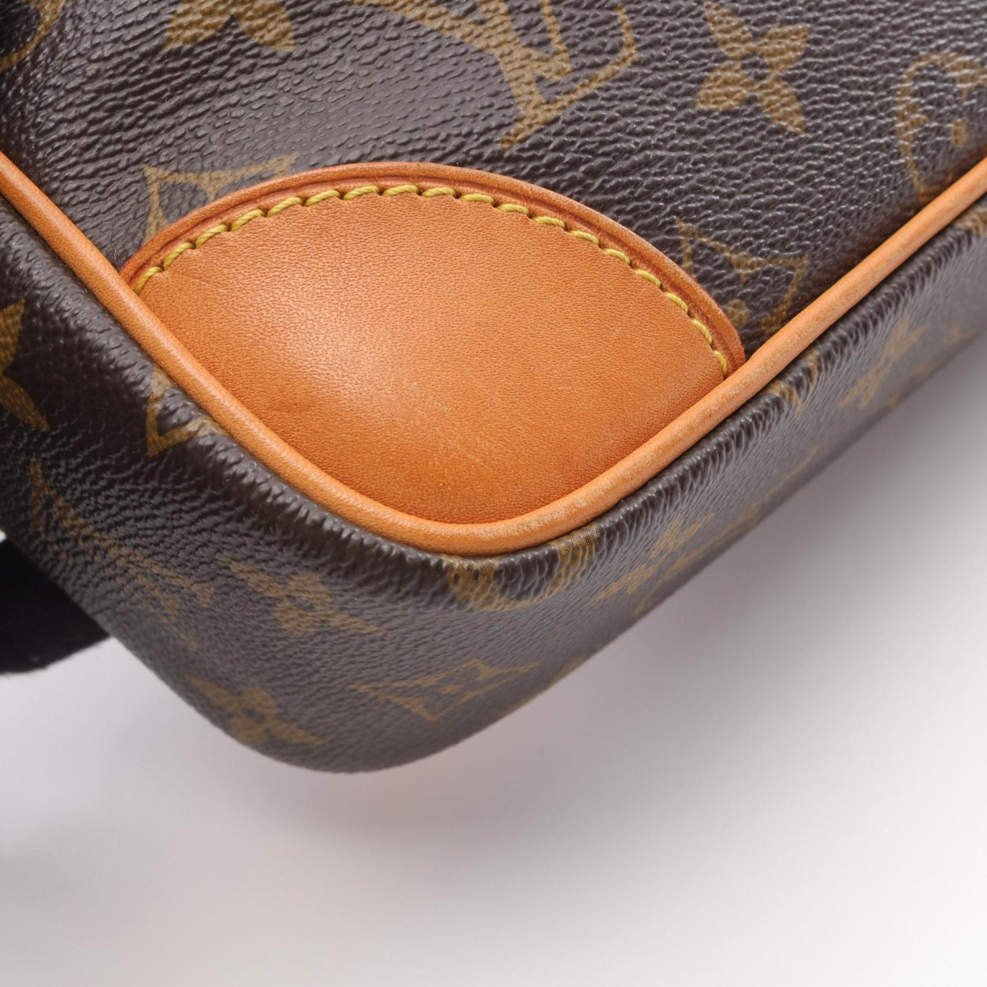 Louis Vuitton Brown Coated Canvas Pvc Leather Shoulder Bag