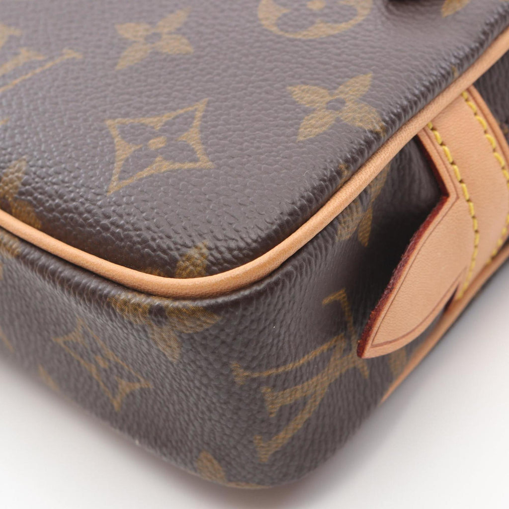 Louis Vuitton Brown Coated Canvas Pvc Monogram Leather Shoulder Bag