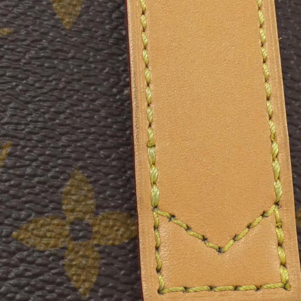 Louis Vuitton Marron Coated Canvas Handbag