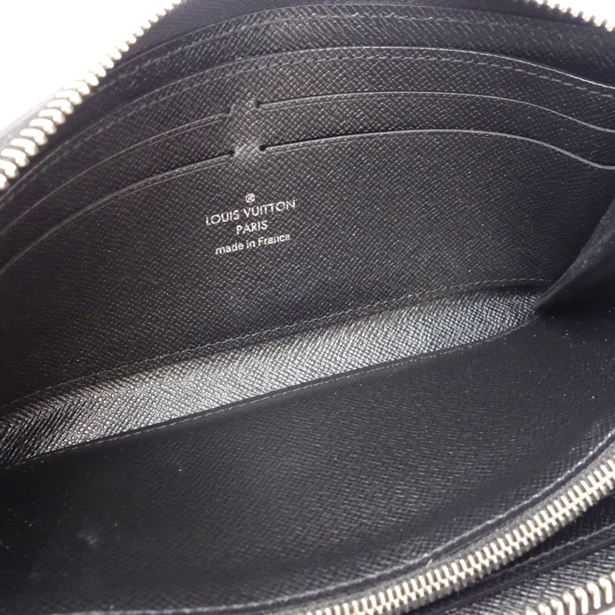 Louis Vuitton Noir Leather Coin Purse/Coin Case