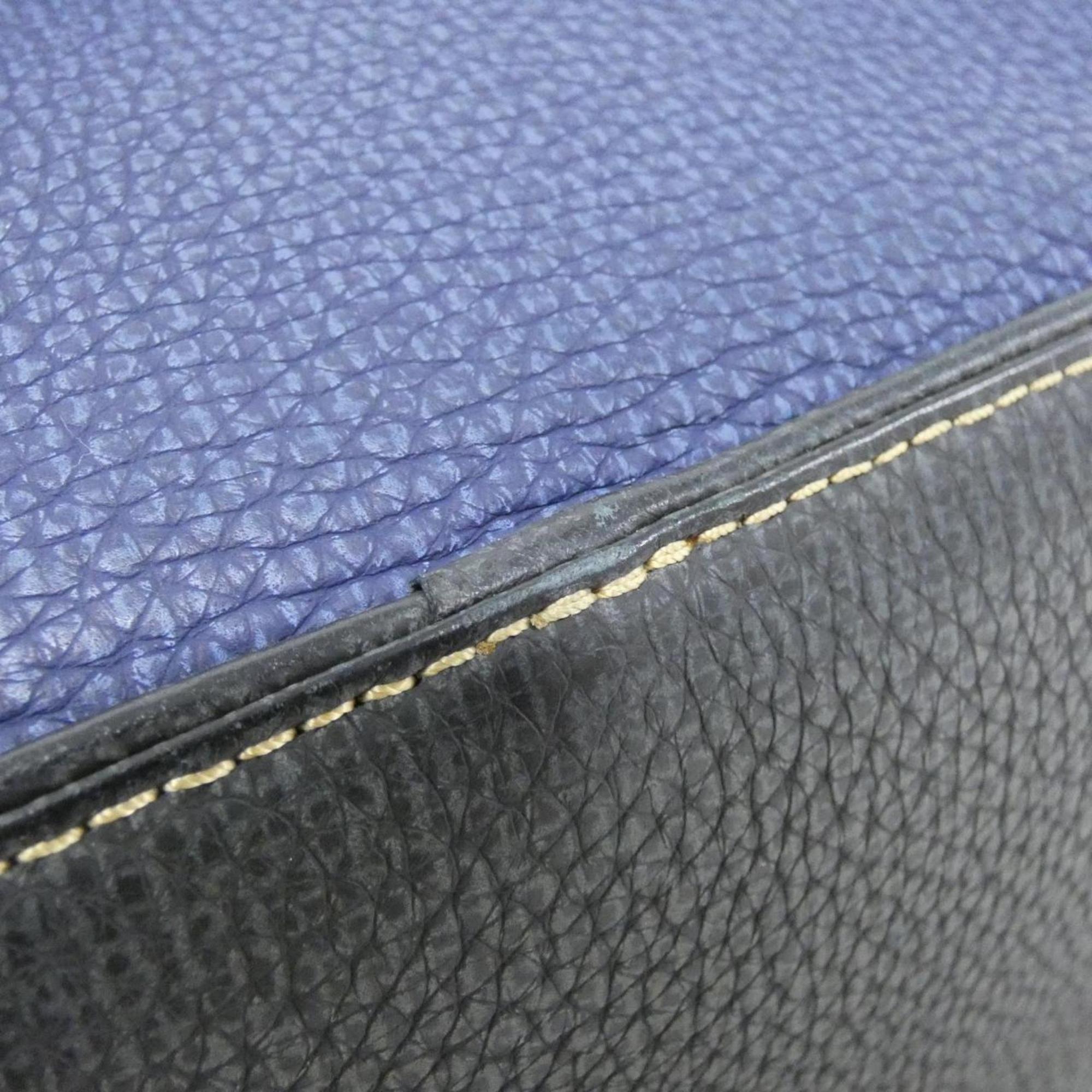 Louis Vuitton Blue Leather Backpack