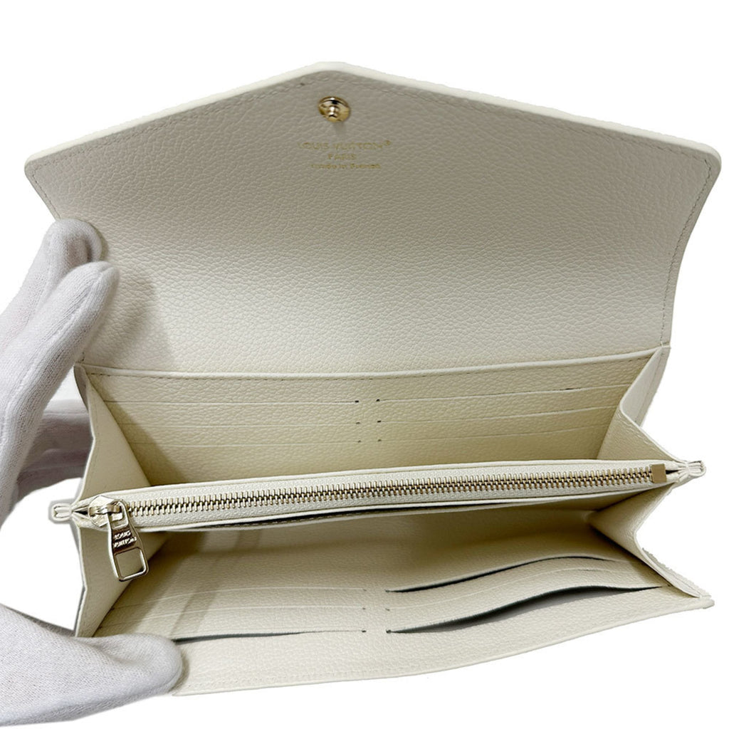 Louis Vuitton Monogram Empreinte White Monogram Empreinte Long Wallet