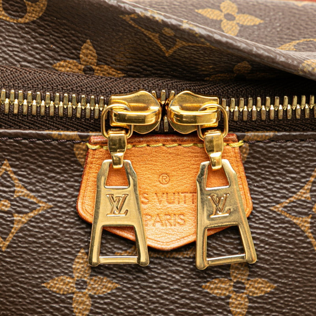 Louis Vuitton Brown Pvc Leather Sling Bag