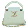 Louis Vuitton Green Leather Handbag