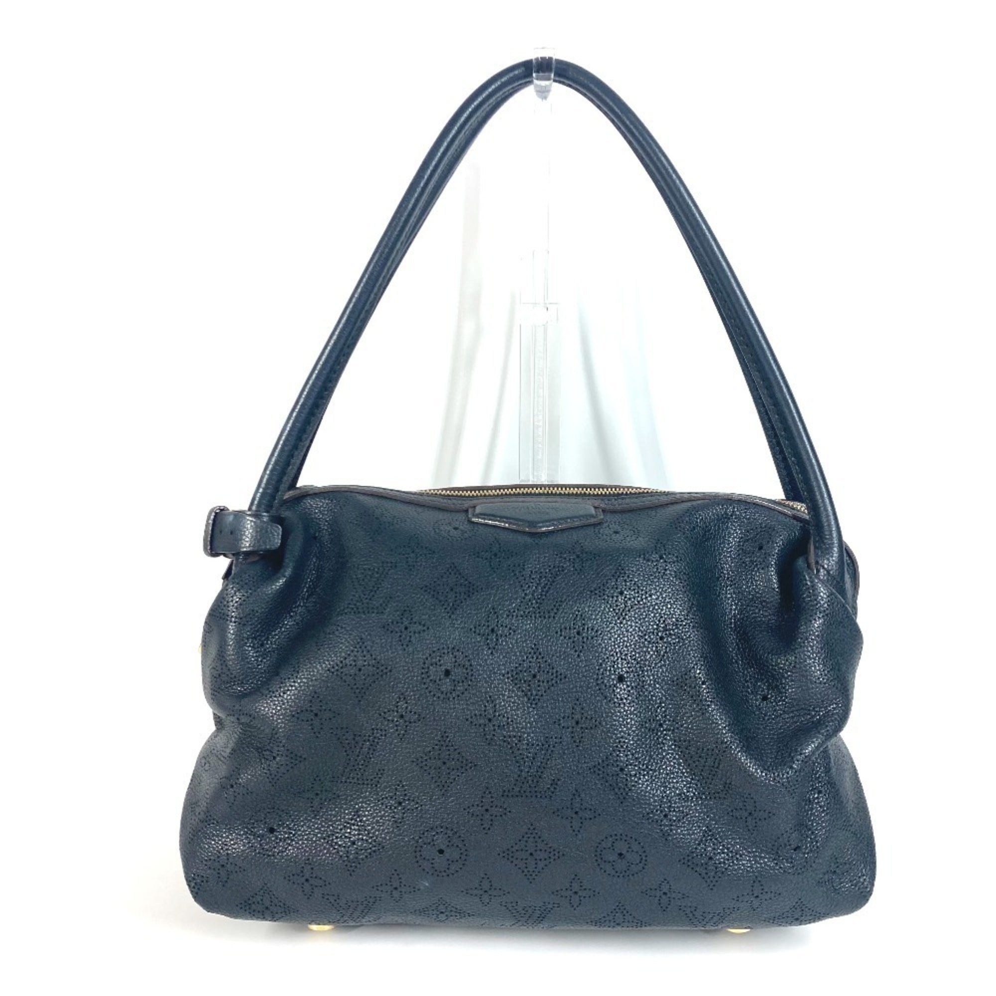 Louis Vuitton Mahina Black Noir Mahina Leather Shoulder Bag