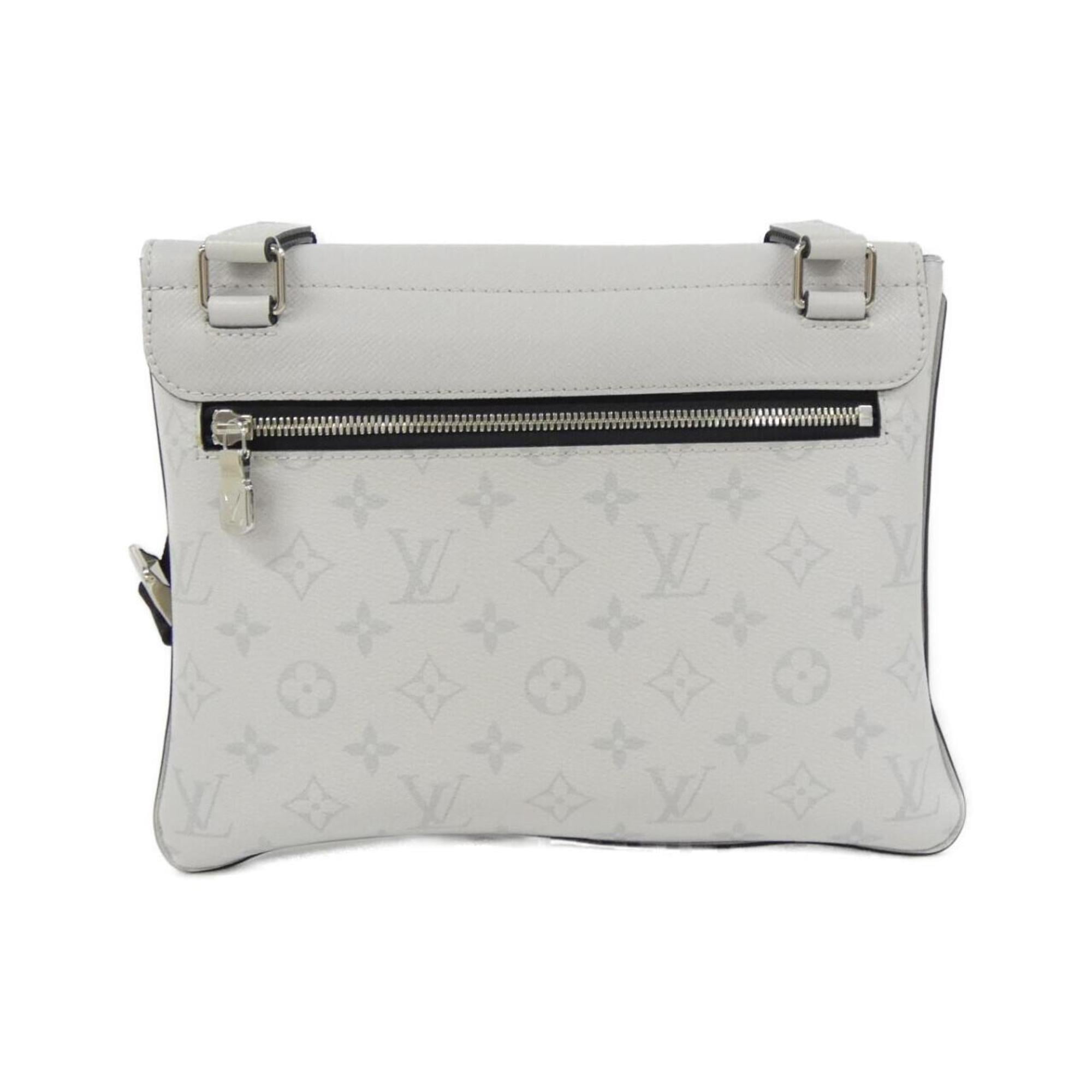 Louis Vuitton Taigarama White Coated Canvas Shoulder Bag