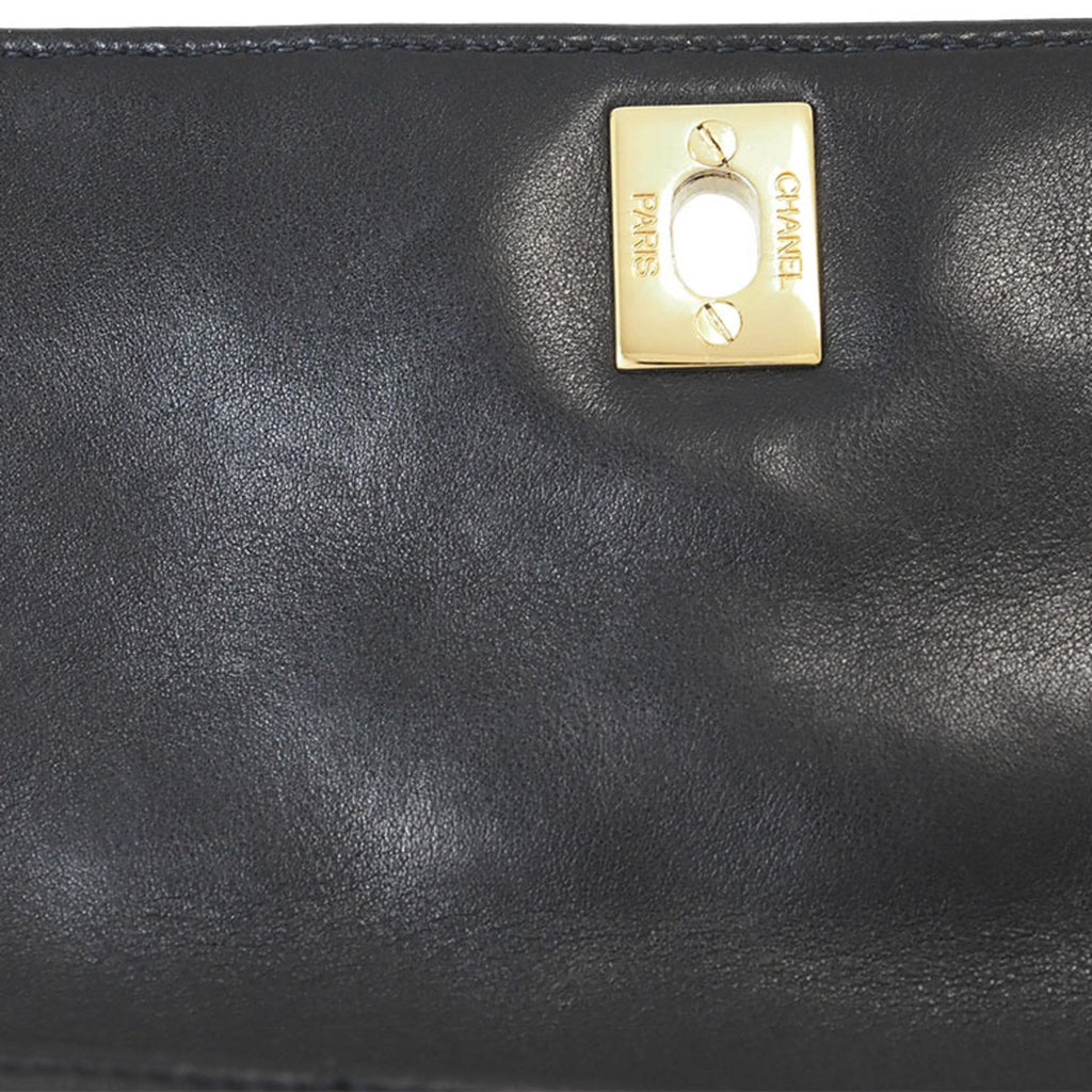 Chanel Black Leather Fanny Pack
