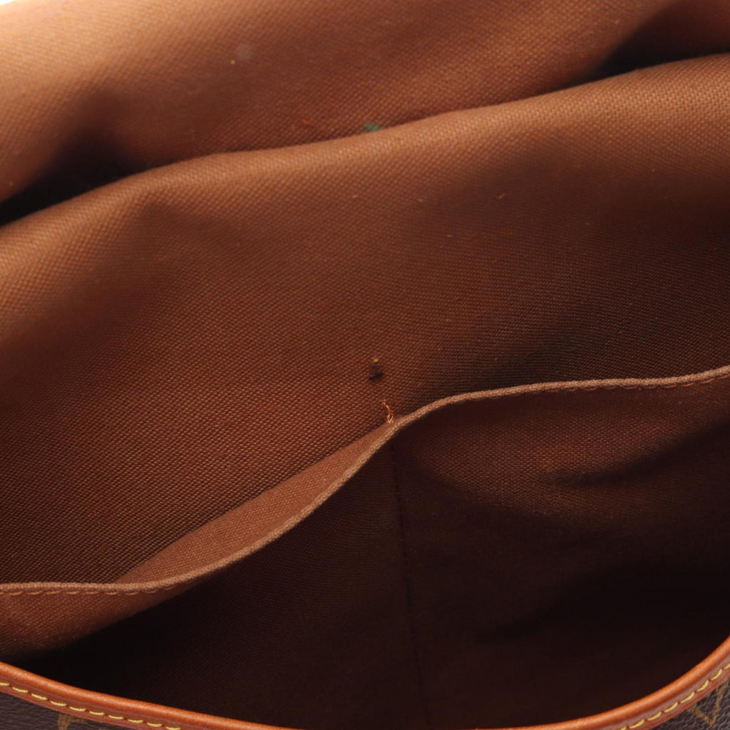 Louis Vuitton Brown Coated Canvas Pvc Leather Monogram Shoulder Bag
