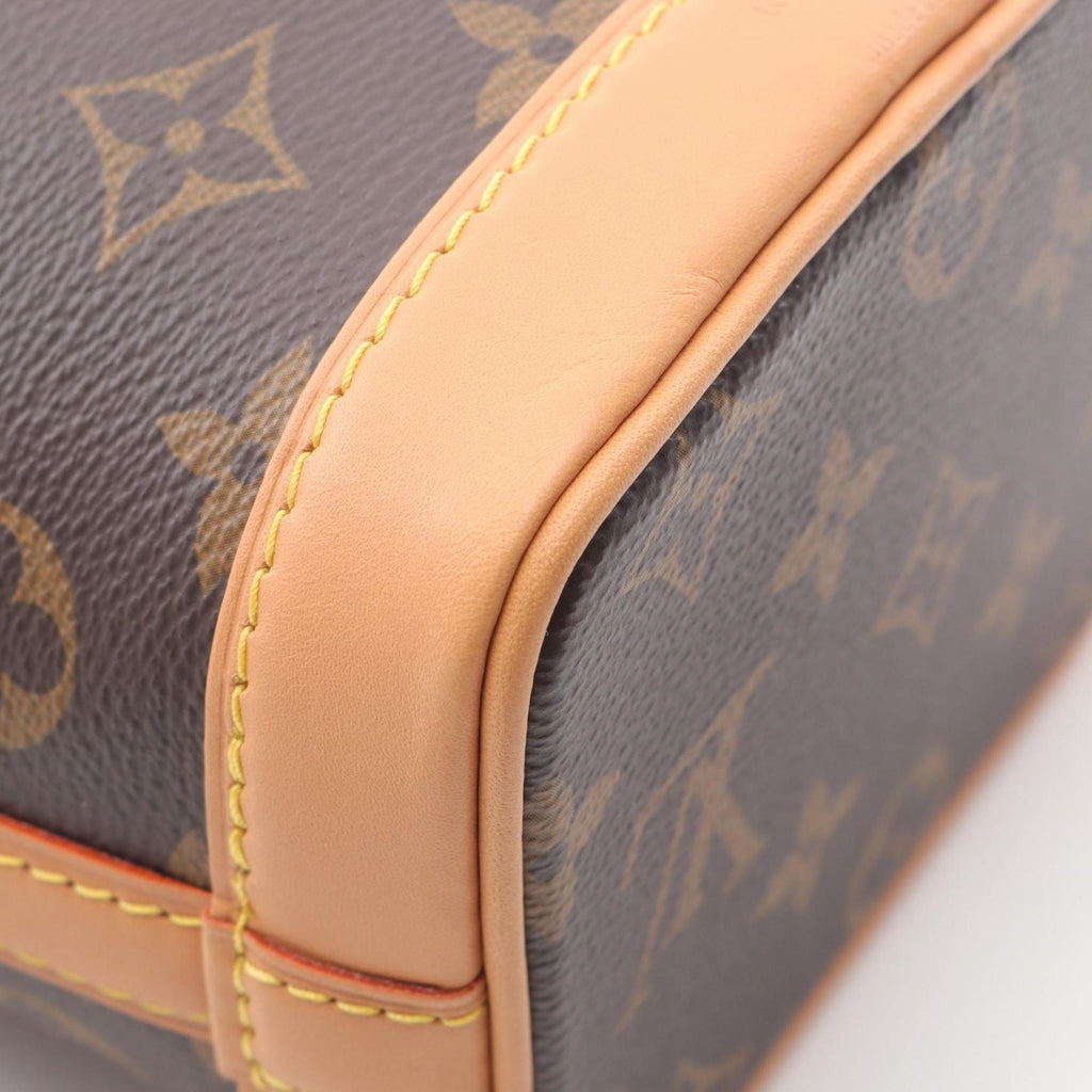 Louis Vuitton Brown Coated Canvas Leather Handbag
