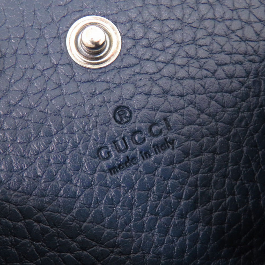 Gucci Blue Leather Coin Purse/Coin Case (Pre-Owned)