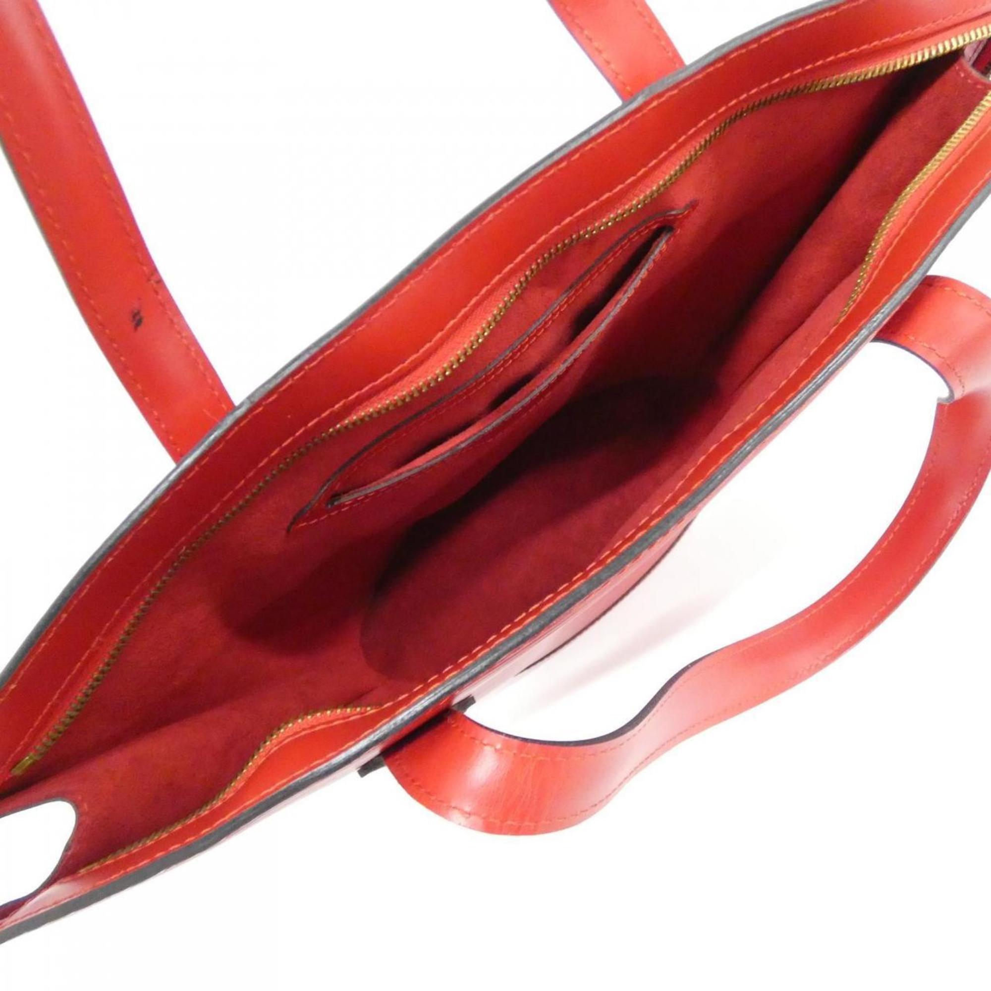 Louis Vuitton Red Color Leather Handbag