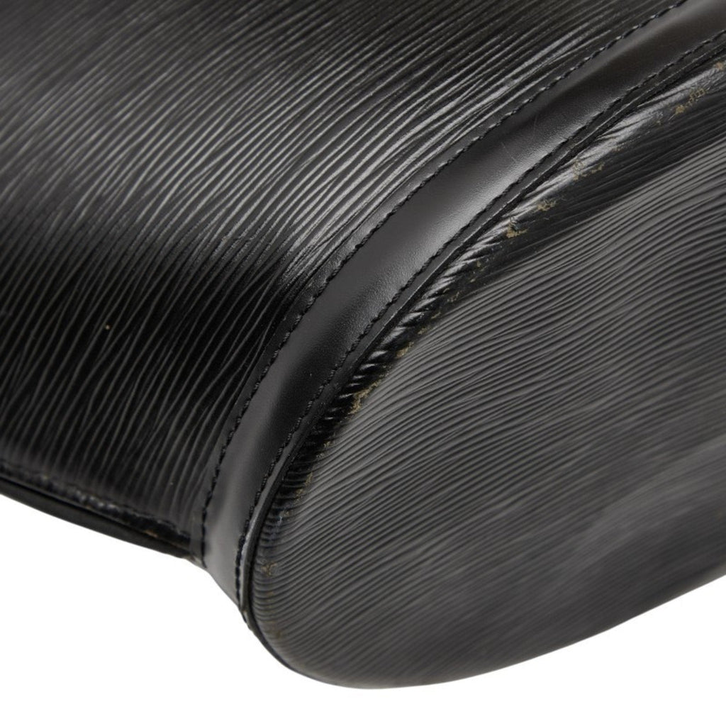 Louis Vuitton Black Noir Leather Handbag Shoulder Bag