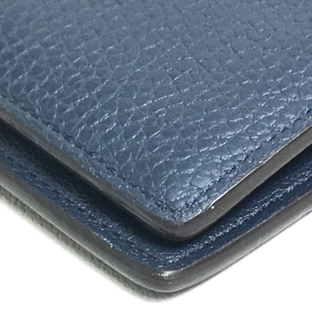 Louis Vuitton Navy Leather Long Wallet