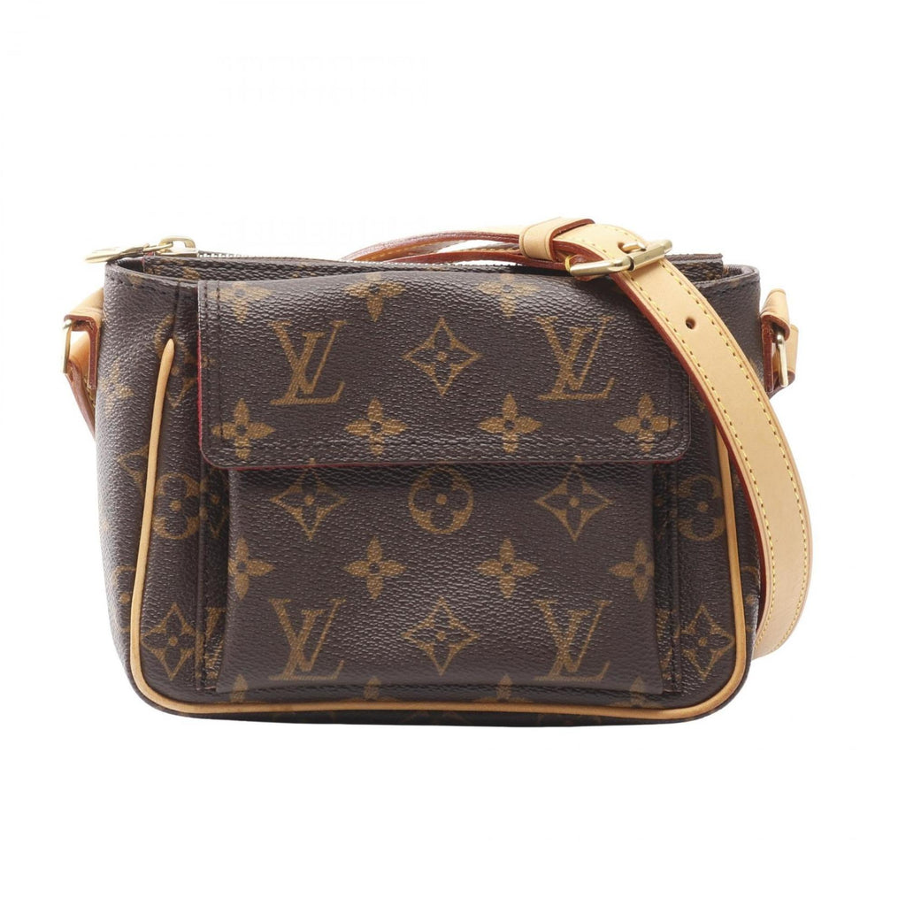 Louis Vuitton Brown Pvc Leather Shoulder Bag