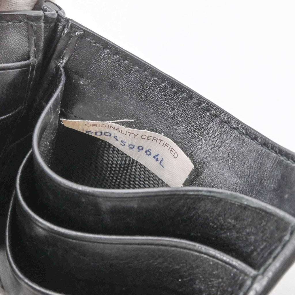 Bottega Veneta Intrecciato Black Money Clip