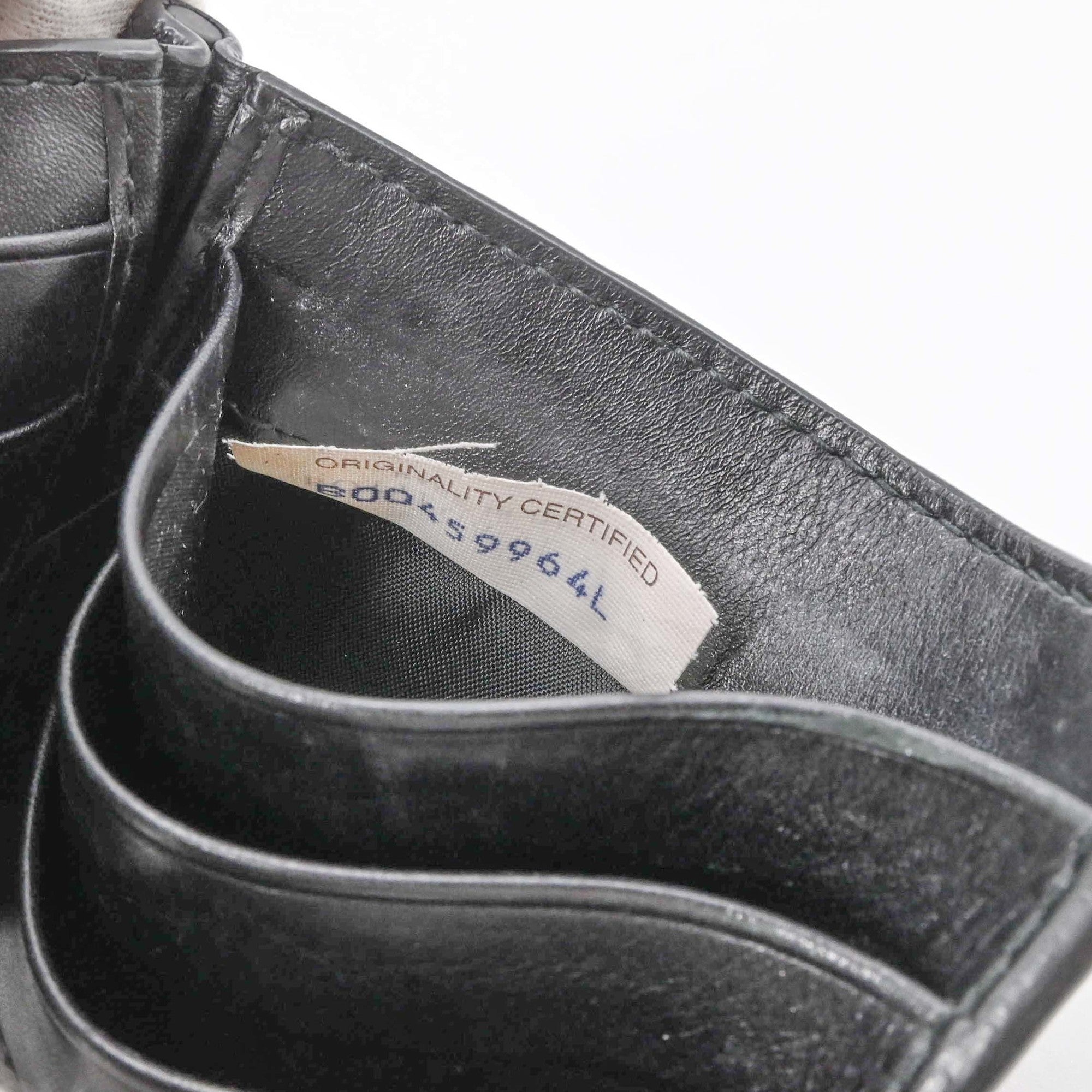 Bottega Veneta Intrecciato Black Money Clip