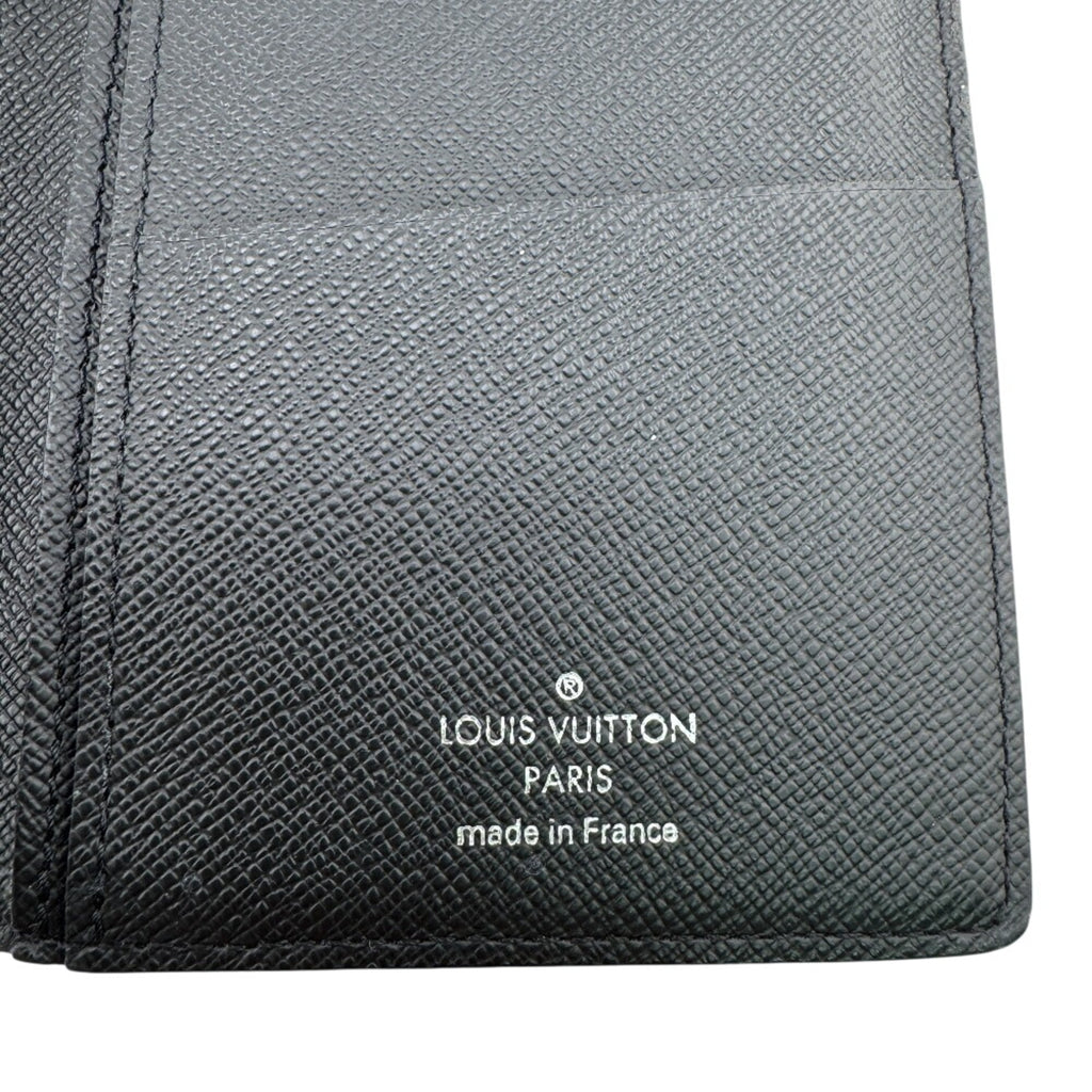 Louis Vuitton Damier Graphite Black Gray Leather Long Wallet