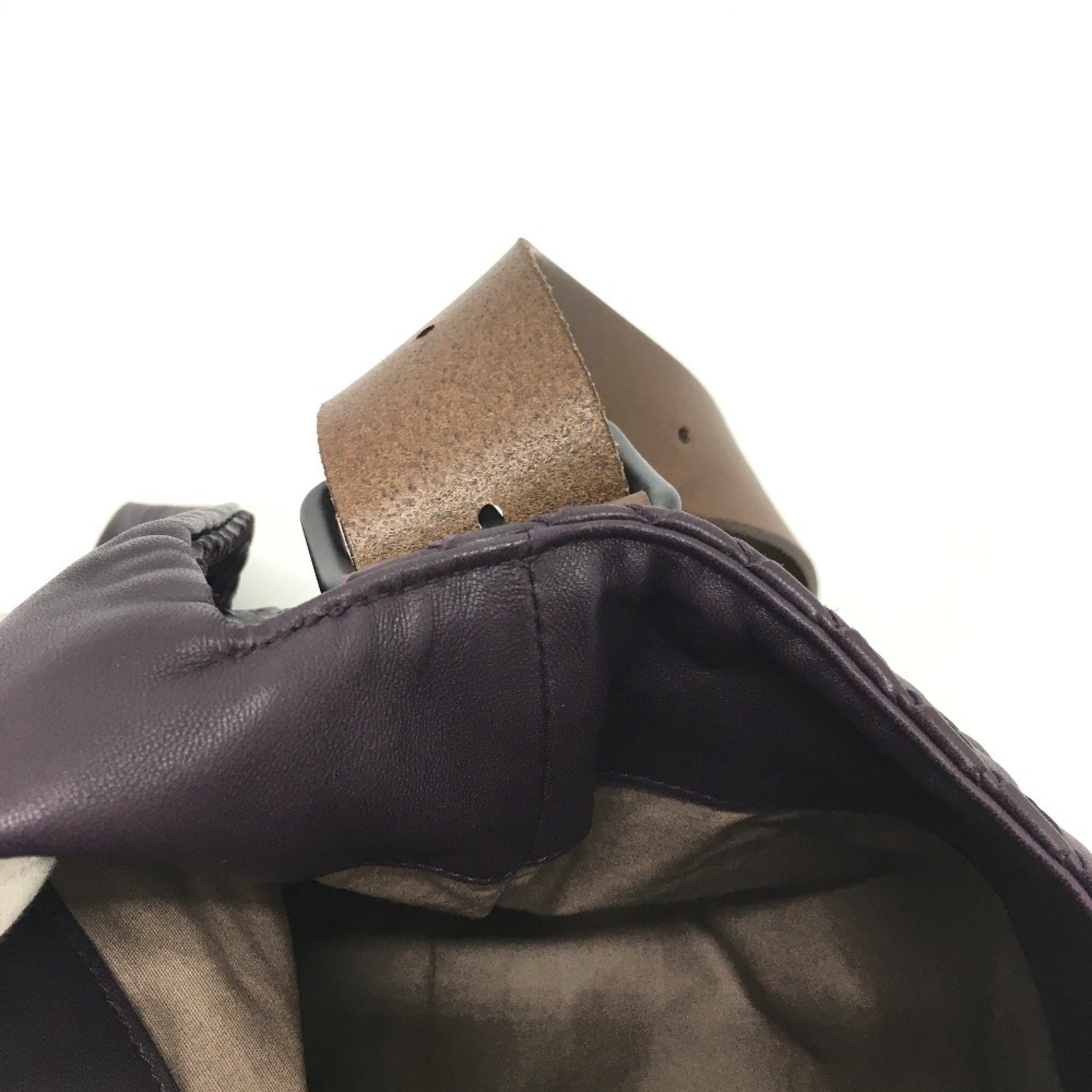 Bottega Veneta Intrecciato Brown Intrecciato Shoulder Bag