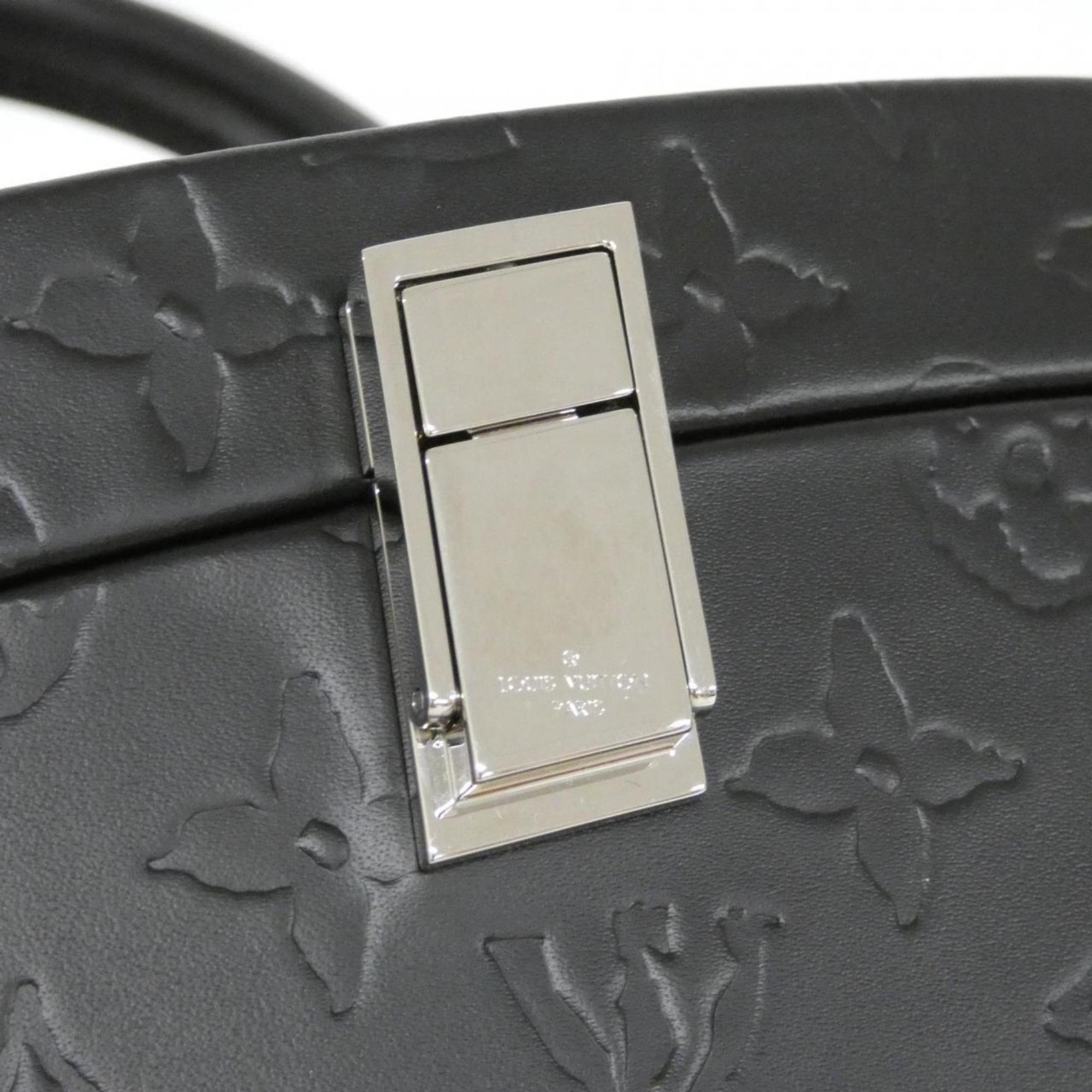 Louis Vuitton Black Leather Handbag