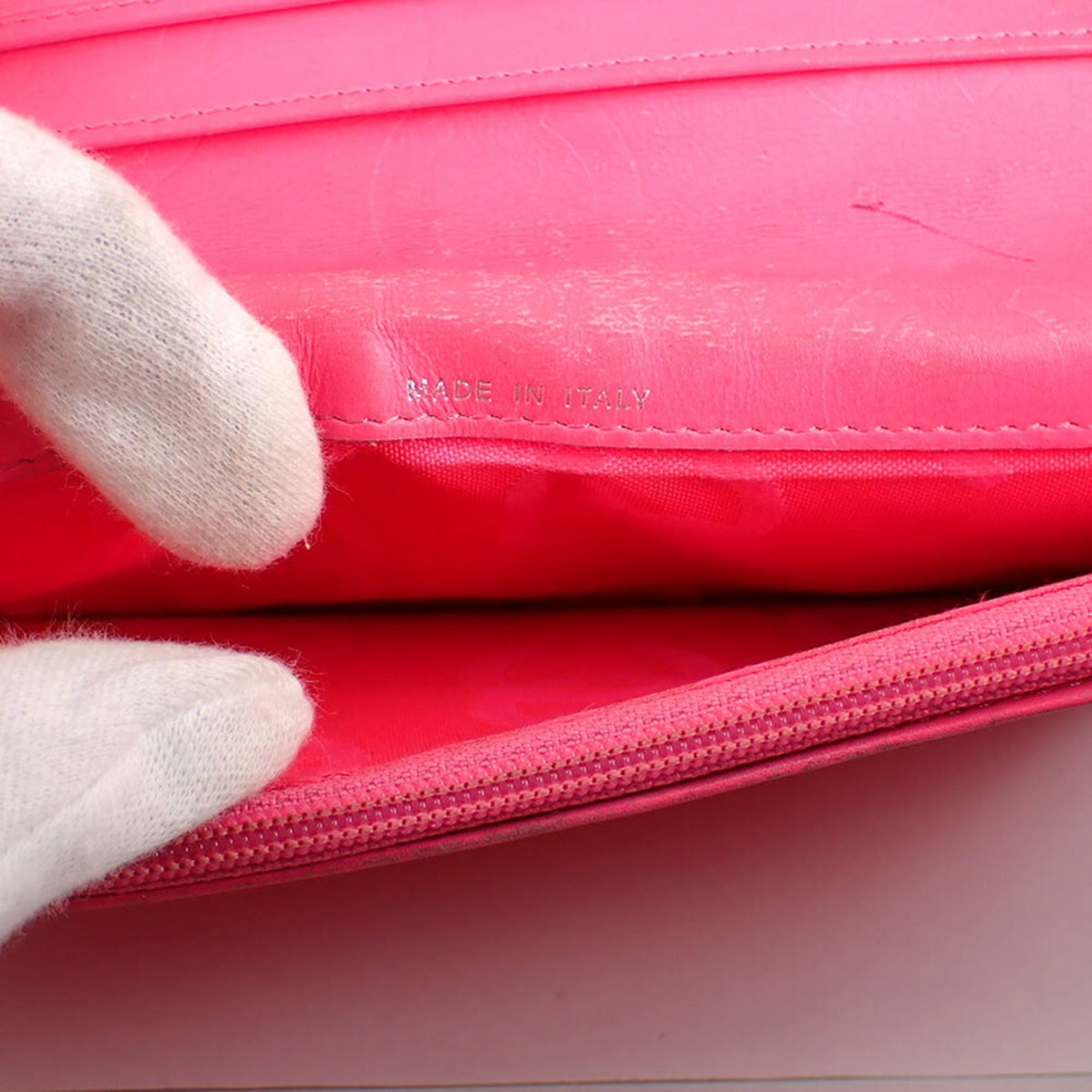 Chanel Black Pink Cambon Ligne Long Wallet (Bi-Fold)