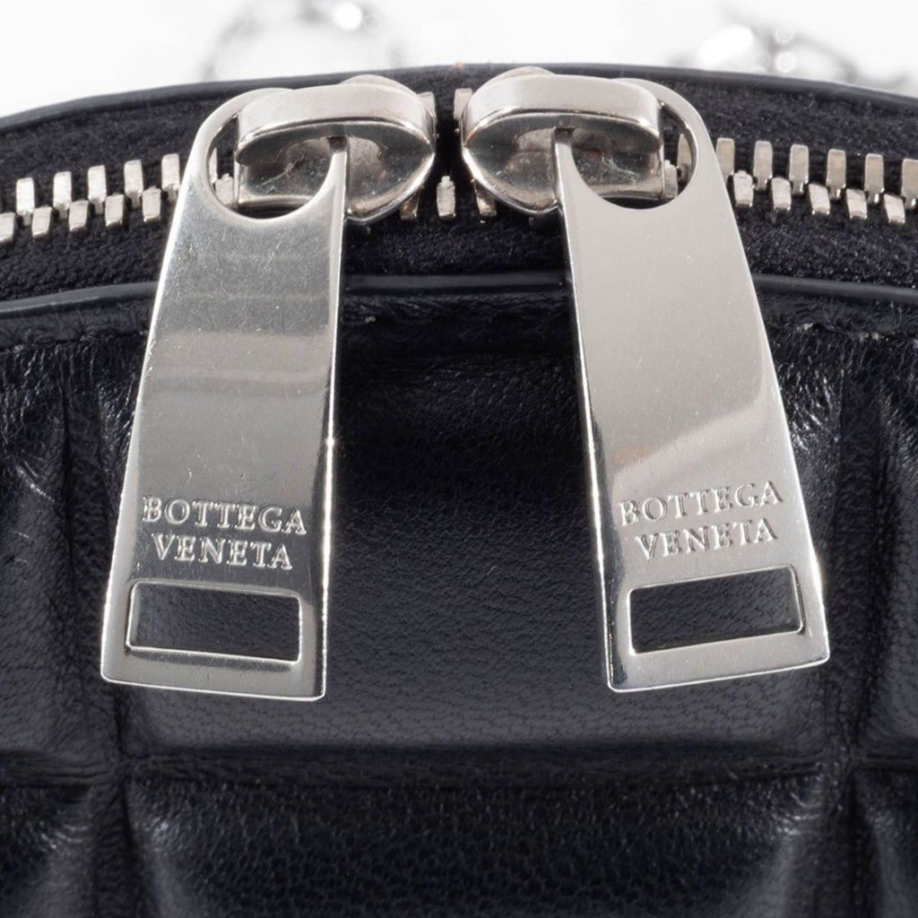 Bottega Veneta Black Leather Shoulder Bag
