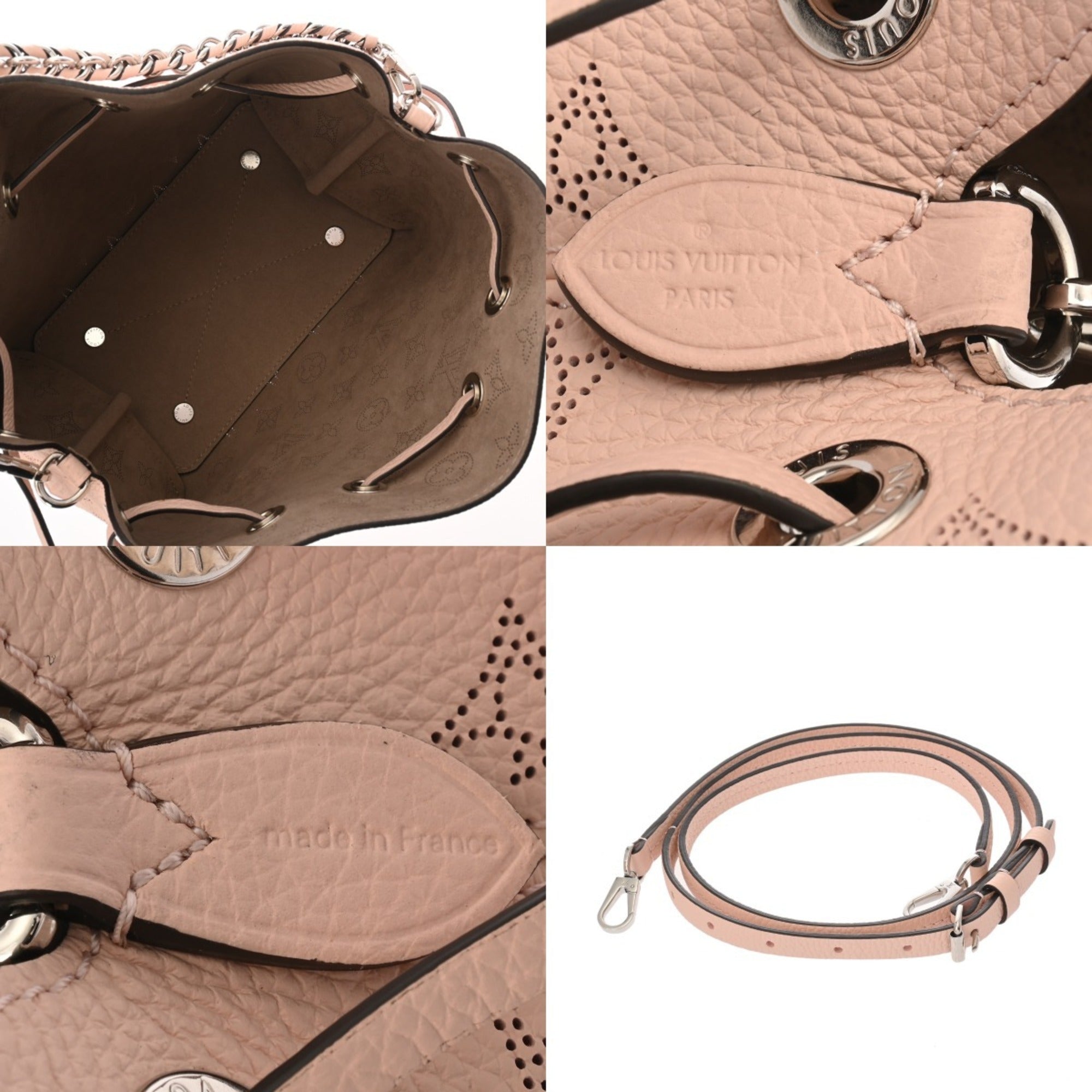 Louis Vuitton Monogram Pink Leather Shoulder Bag