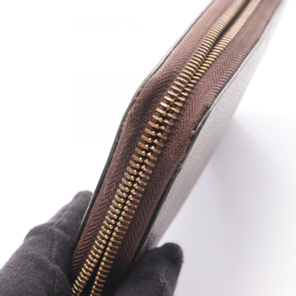 Louis Vuitton Brown Ebene Damier Canvas Pvc Long Wallet