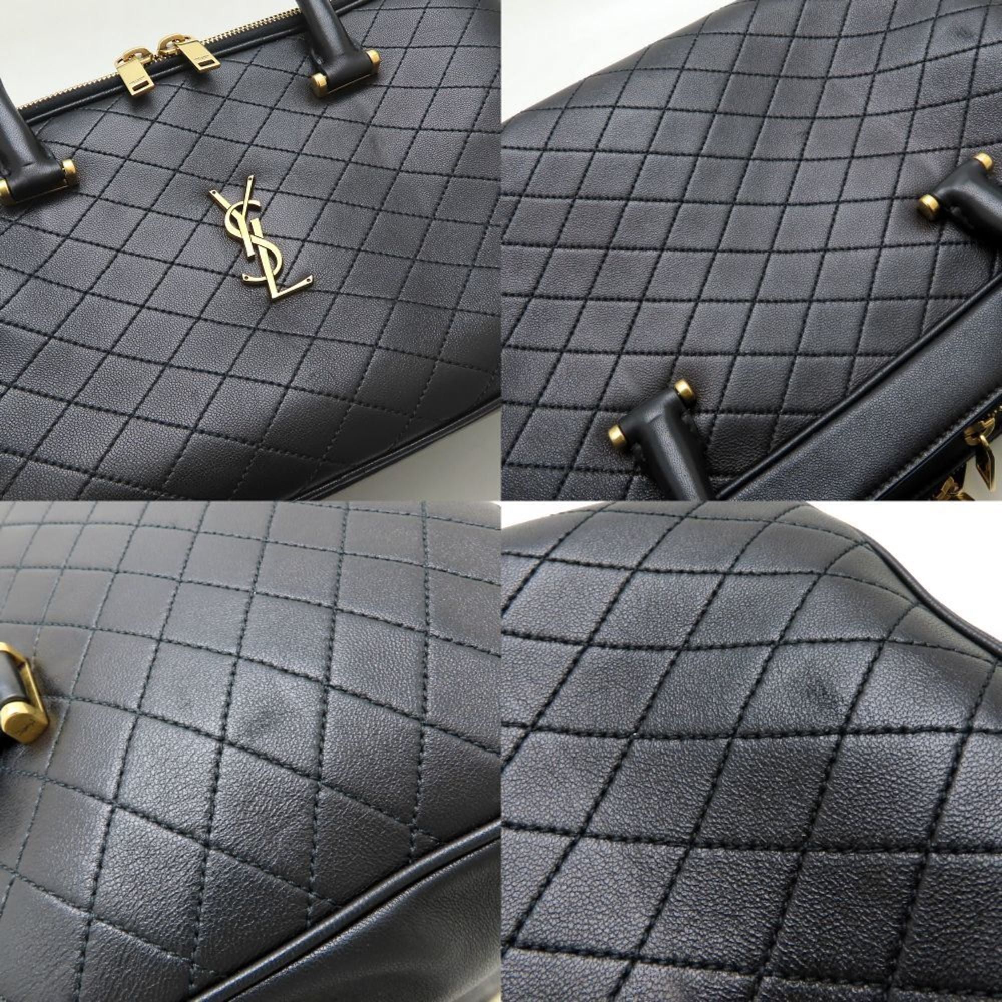 Yves Saint Laurent Black Leather Handbag (Pre-Owned)