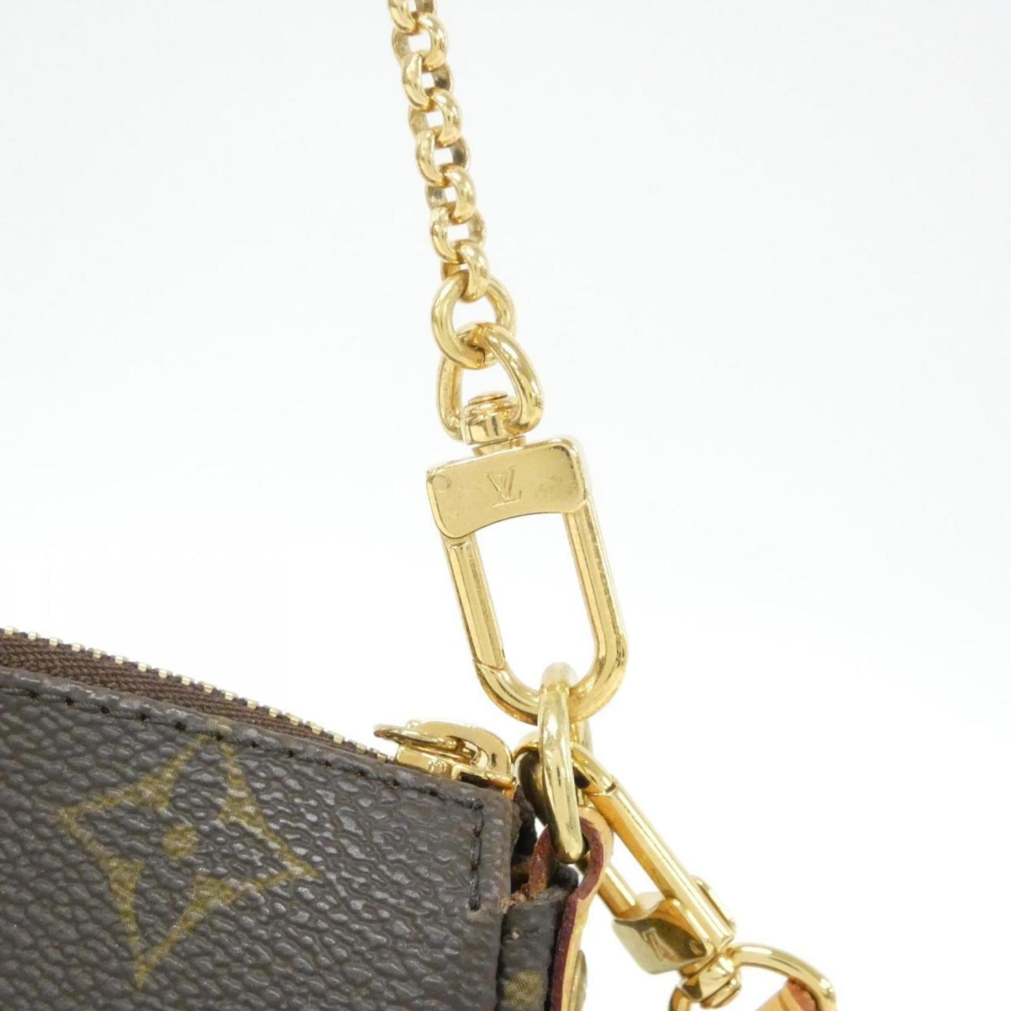 Louis Vuitton Brown Coated Canvas Shoulder Bag