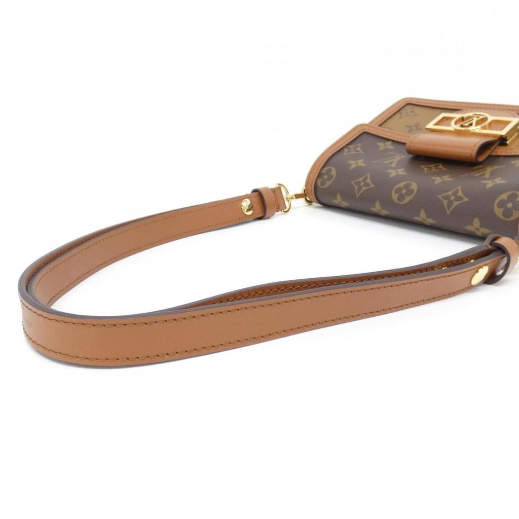 Louis Vuitton Marron Coated Canvas Shoulder Bag