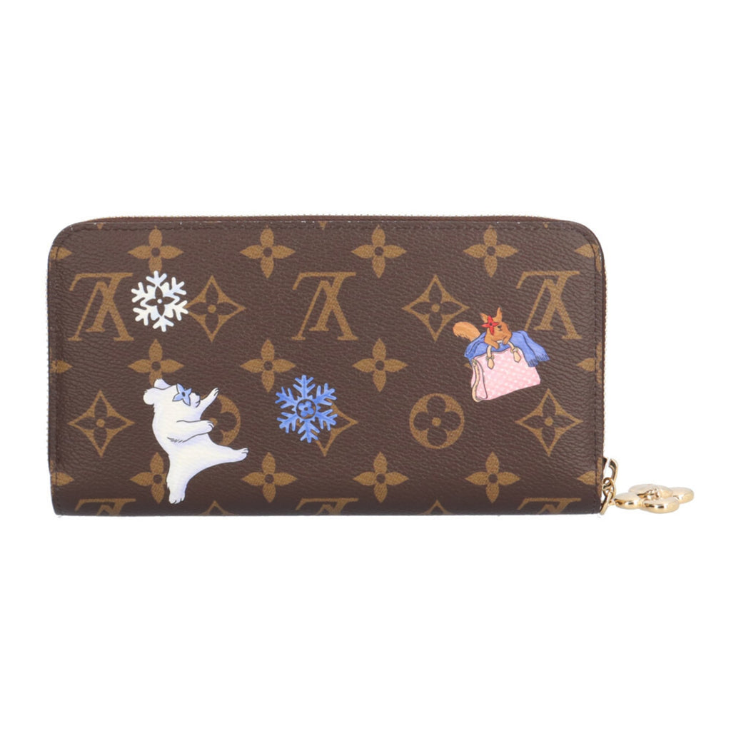 Louis Vuitton Brown Multi-Color Monogram Canvas Long Wallet