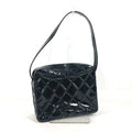 Chanel Black Patent Leather Handbag Shoulder Bag