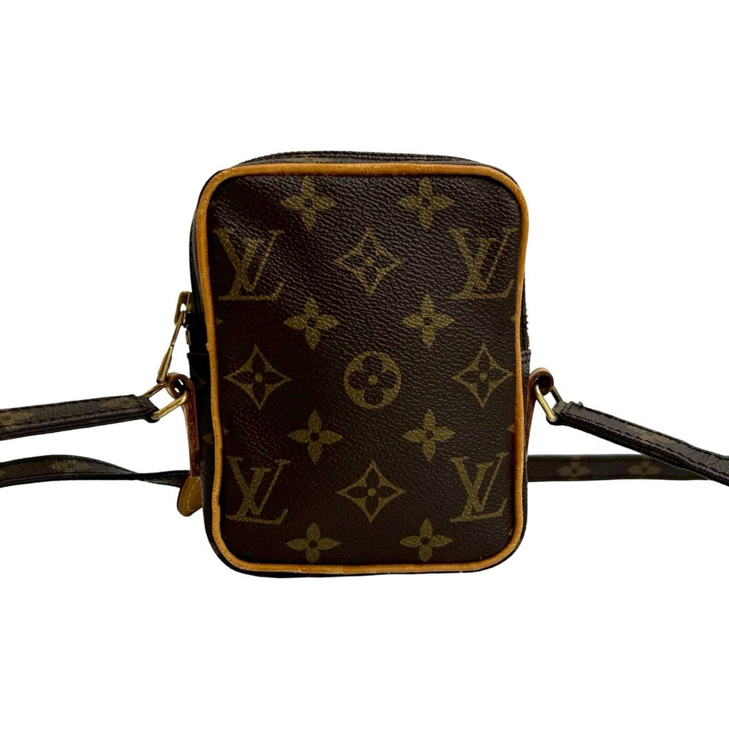 Louis Vuitton Brown Leather Pvc Pochette Shoulder Bag