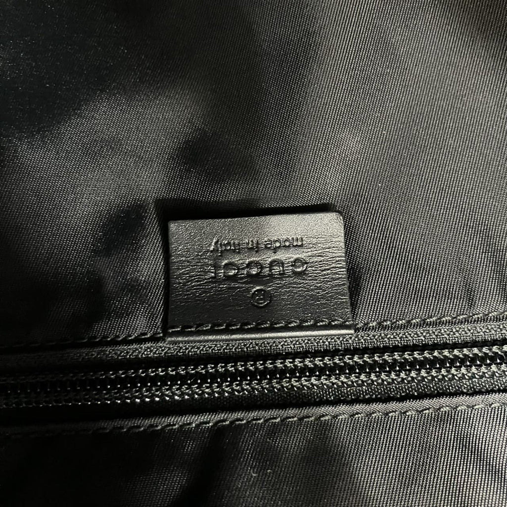 Gucci Black Canvas Backpack (Pre-Owned)