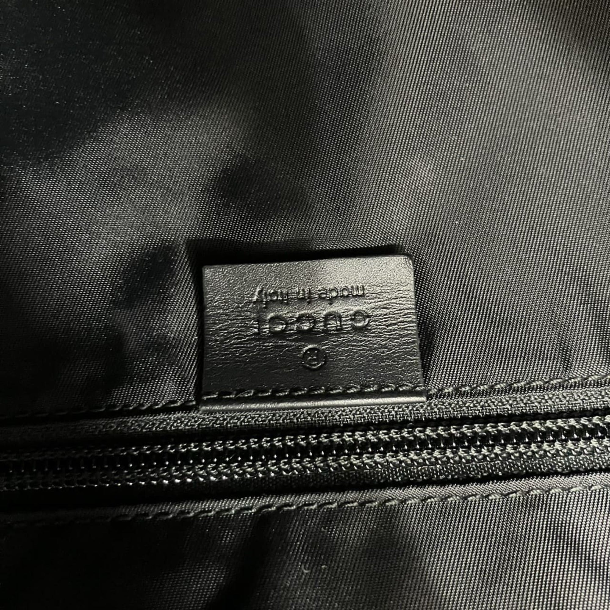 Gucci Black Canvas Backpack (Pre-Owned)