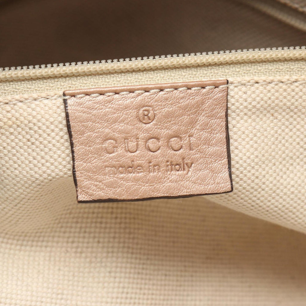 Gucci Beige Leather Handbag (Pre-Owned)