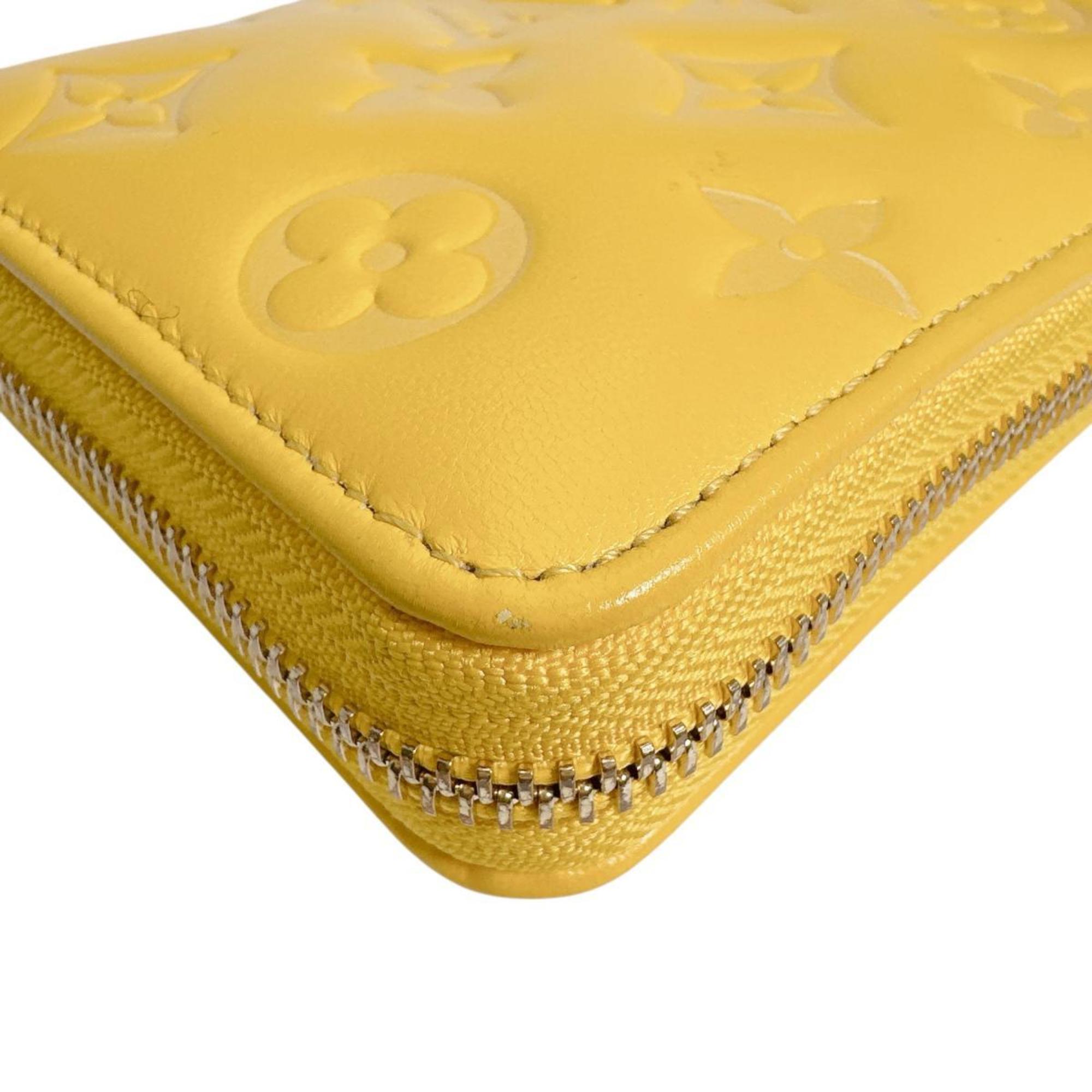 Louis Vuitton Monogram Empreinte Yellow Monogram Empreinte Long Wallet