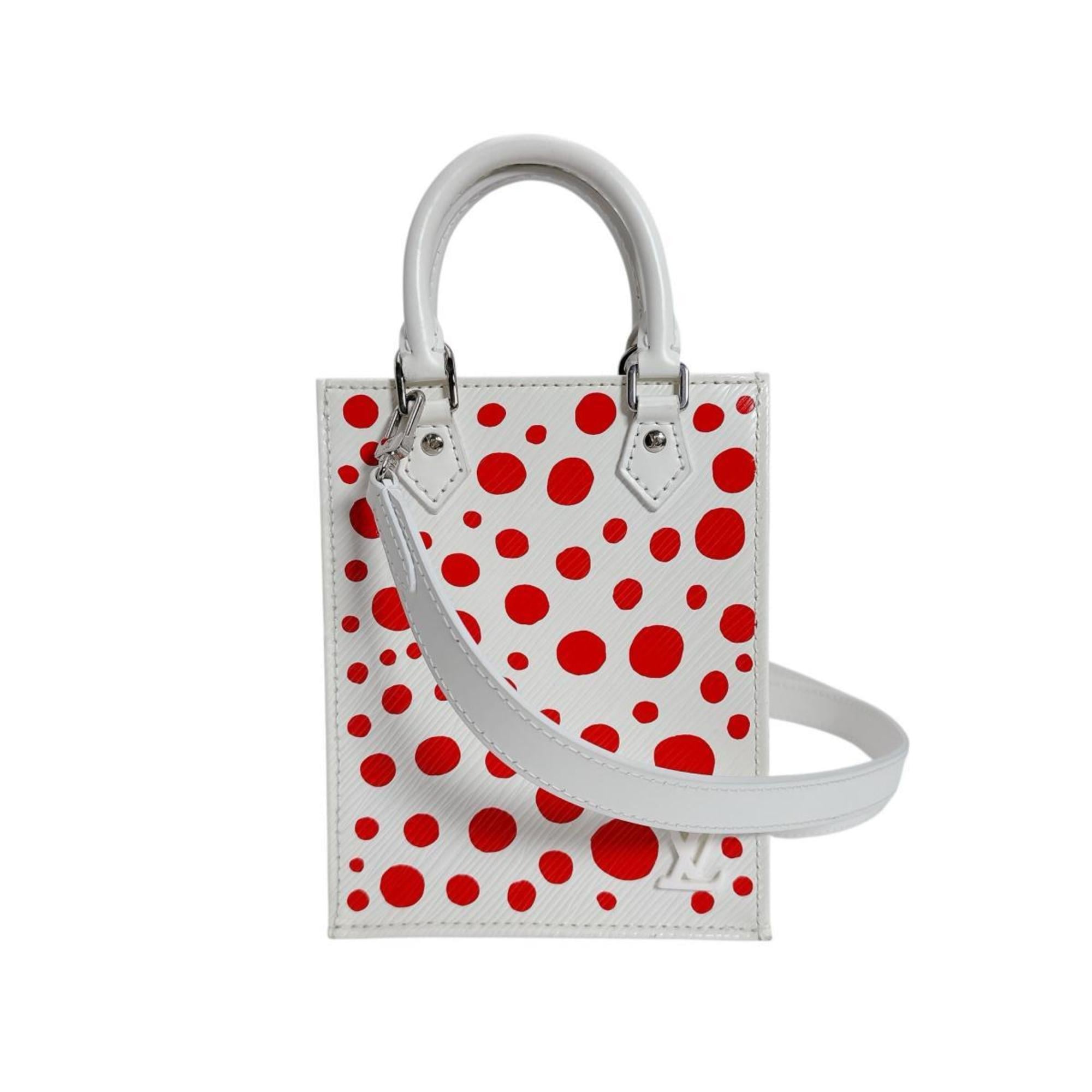 Louis Vuitton White Epi Leather Handbag Shoulder Bag
