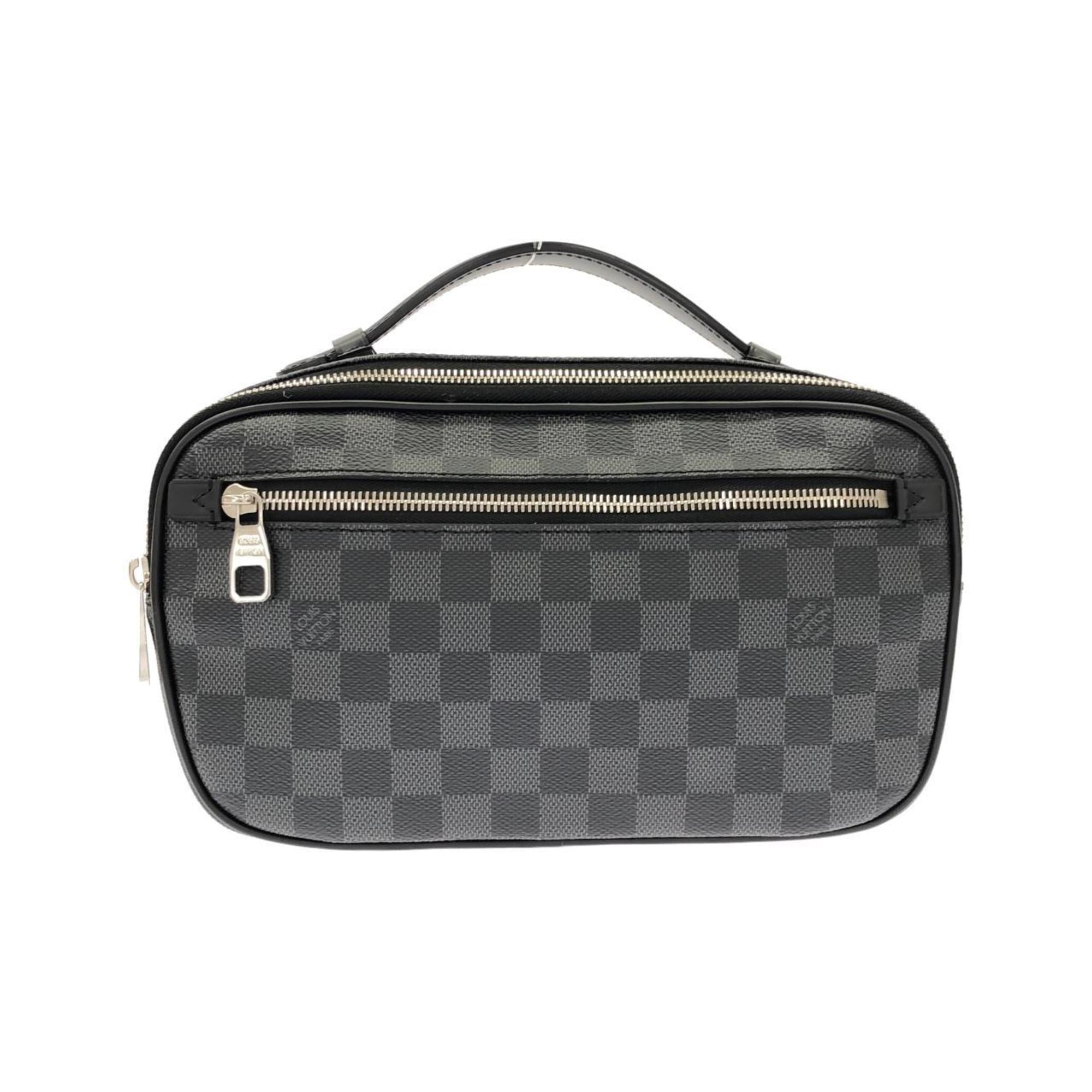 Louis Vuitton Graphite Coated Canvas Shoulder Bag