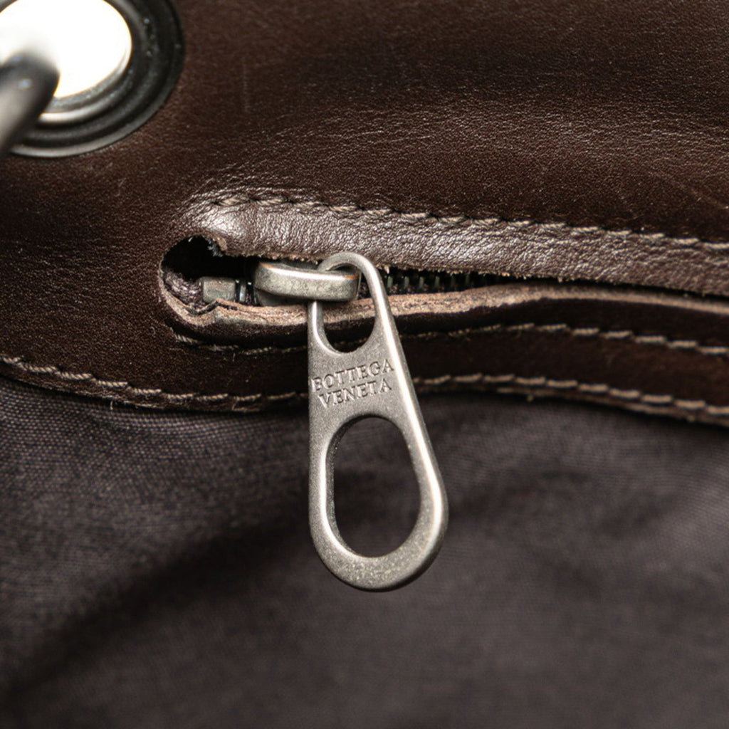 Bottega Veneta Brown Leather Shoulder Bag