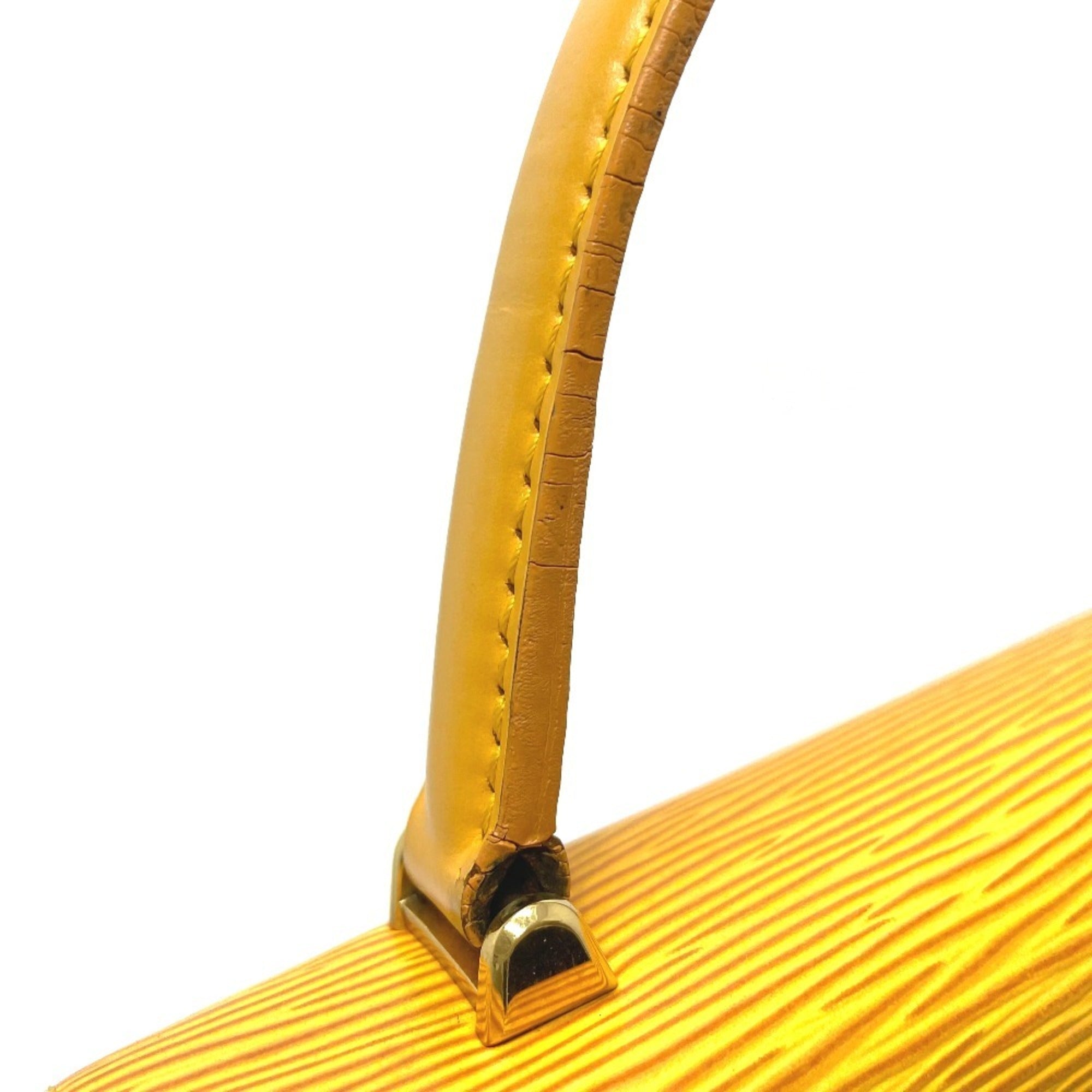 Louis Vuitton Epi Yellow Epi Leather Handbag