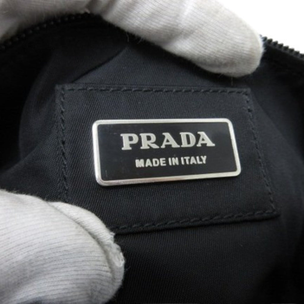 Prada Black Nylon Fanny Pack Sling Bag
