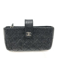 Chanel Black Leather Pouch