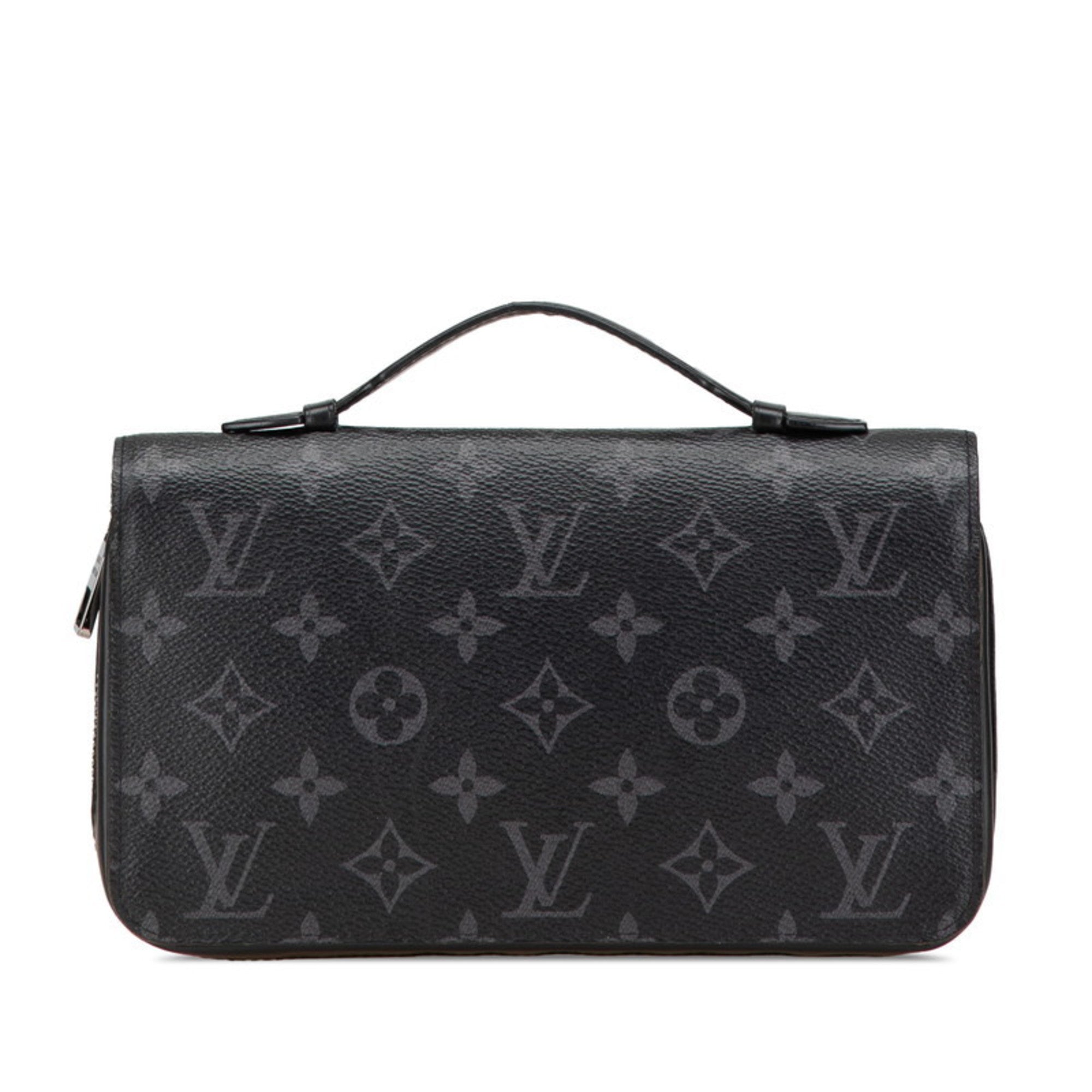 Louis Vuitton Black Pvc Leather Long Wallet
