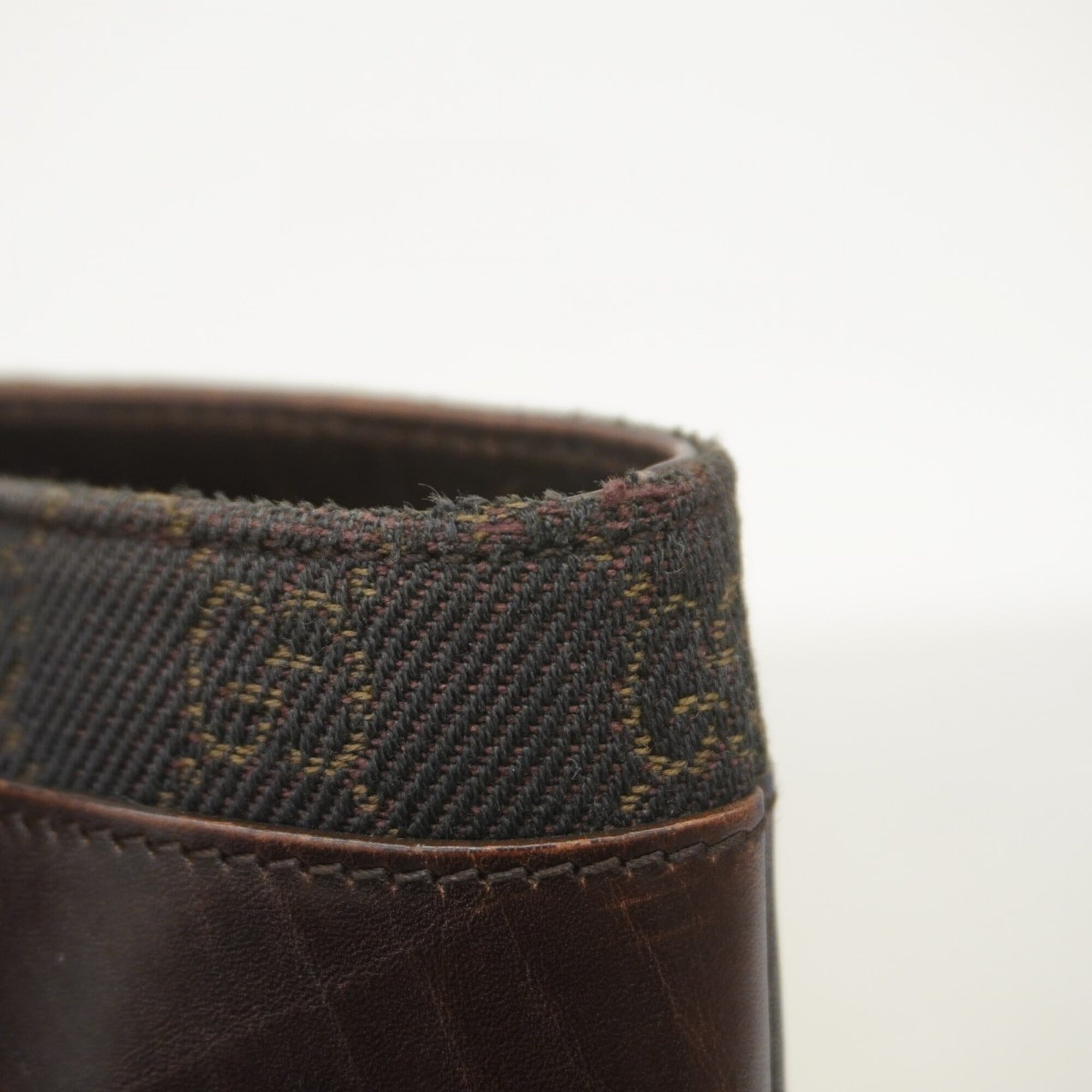 Gucci Dark Brown Denim Tote Bag (Pre-Owned)