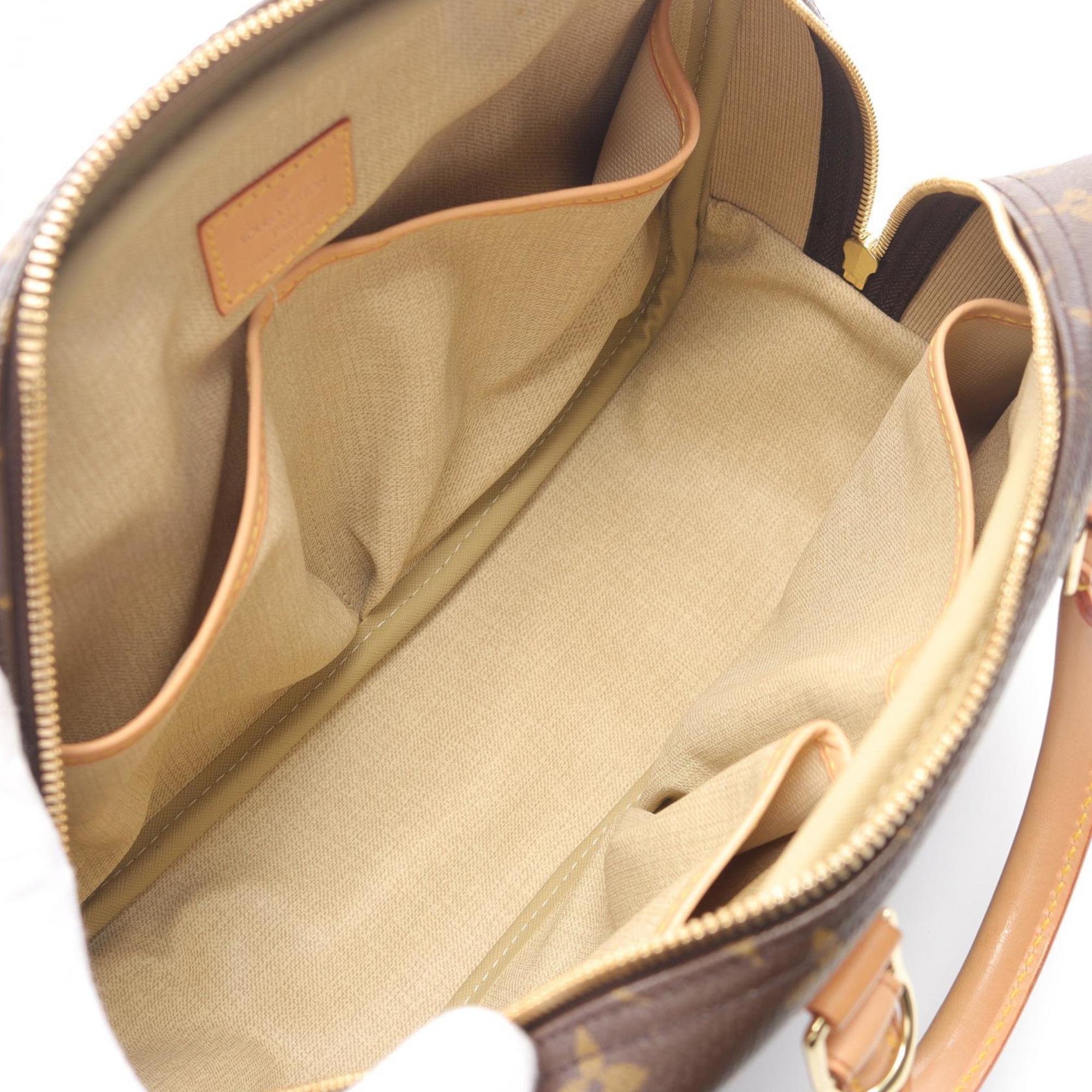Louis Vuitton Brown Monogram Coated Canvas Handbag