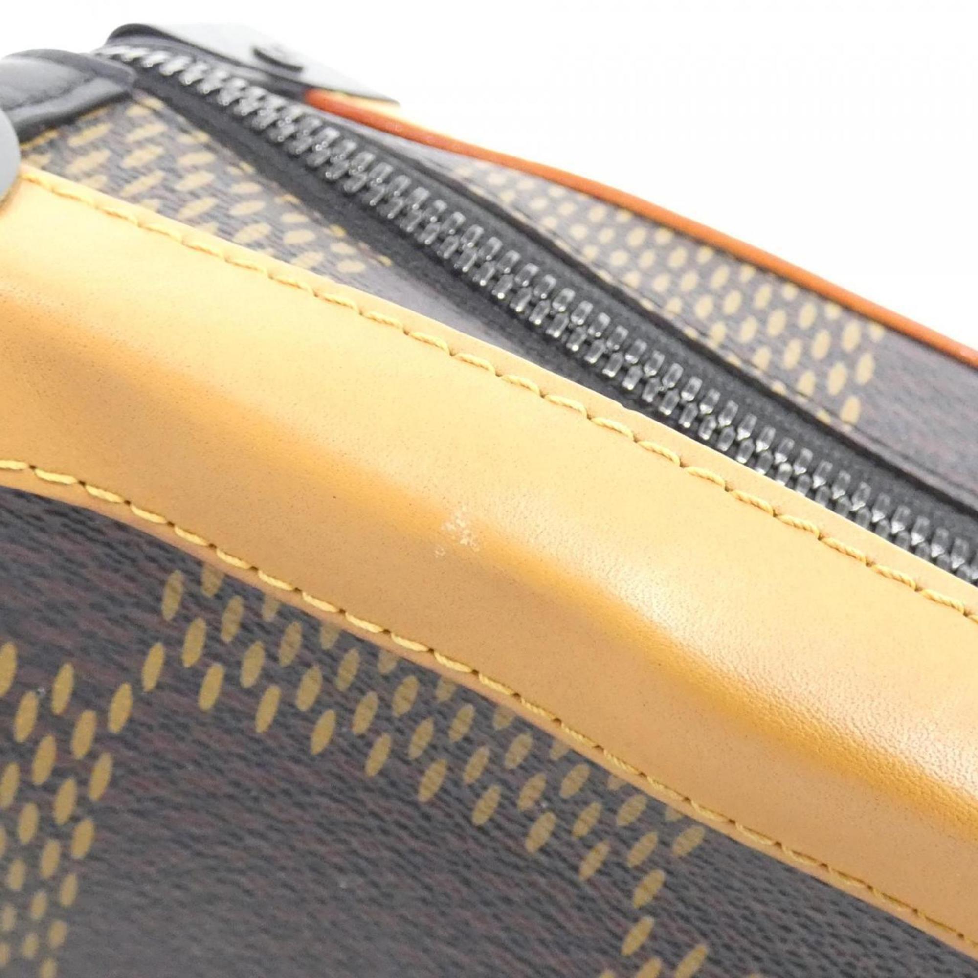 Louis Vuitton Brown Coated Canvas Shoulder Bag