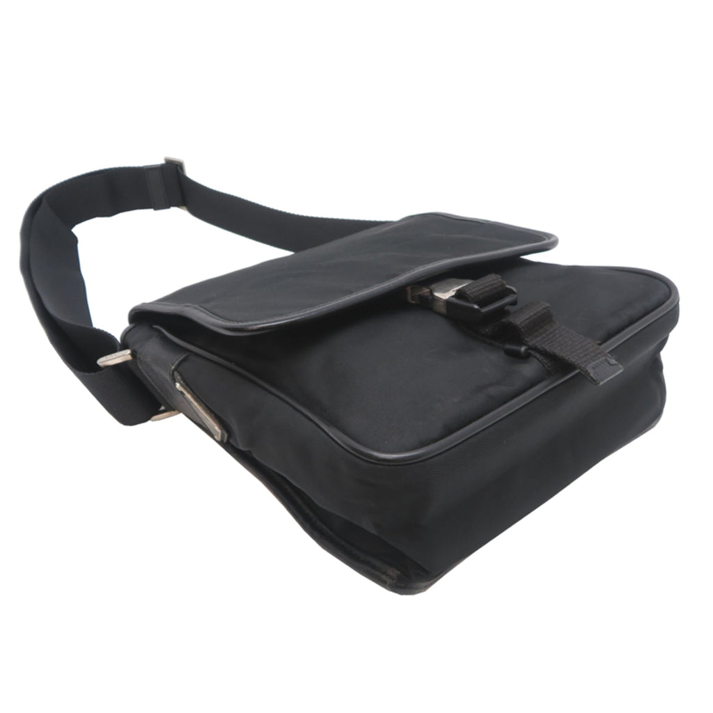 Prada Black Nylon Shoulder Bag